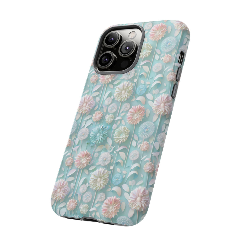 Pastel Floral Phone Case for iPhone & Samsung | Elegant and Slim Design with Shockproof Protection | Durable, Scratch-Resistant, and Lightweight | Stylish Accessory