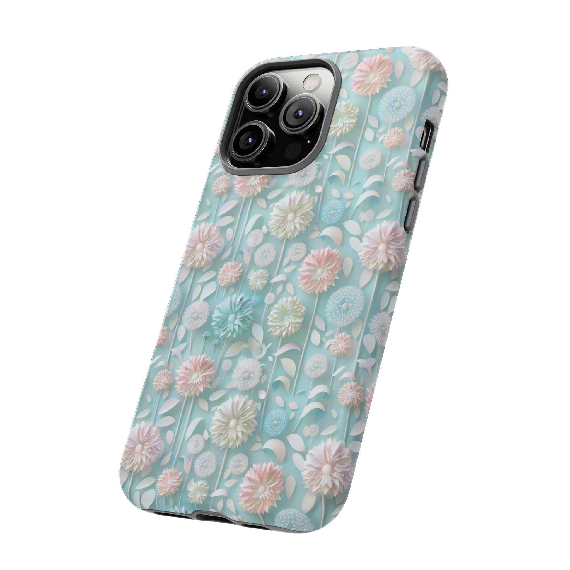 Pastel Floral Phone Case for iPhone & Samsung | Elegant and Slim Design with Shockproof Protection | Durable, Scratch-Resistant, and Lightweight | Stylish Accessory