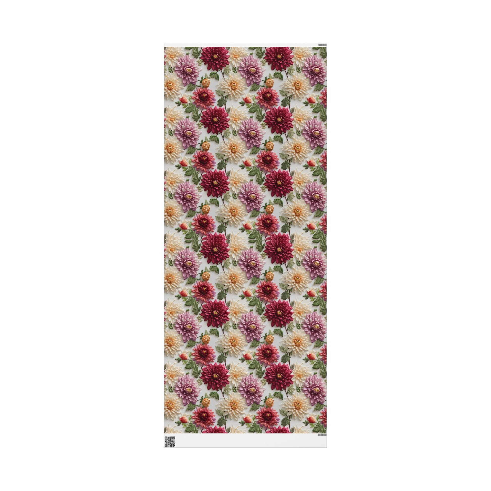 Elegant Fall Floral Wrapping Paper | Autumn-Inspired Gift Wrap with Vibrant Seasonal Blooms | Perfect for Thanksgiving, Birthdays, & Special Occasions | Premium Quality Gifts Moms