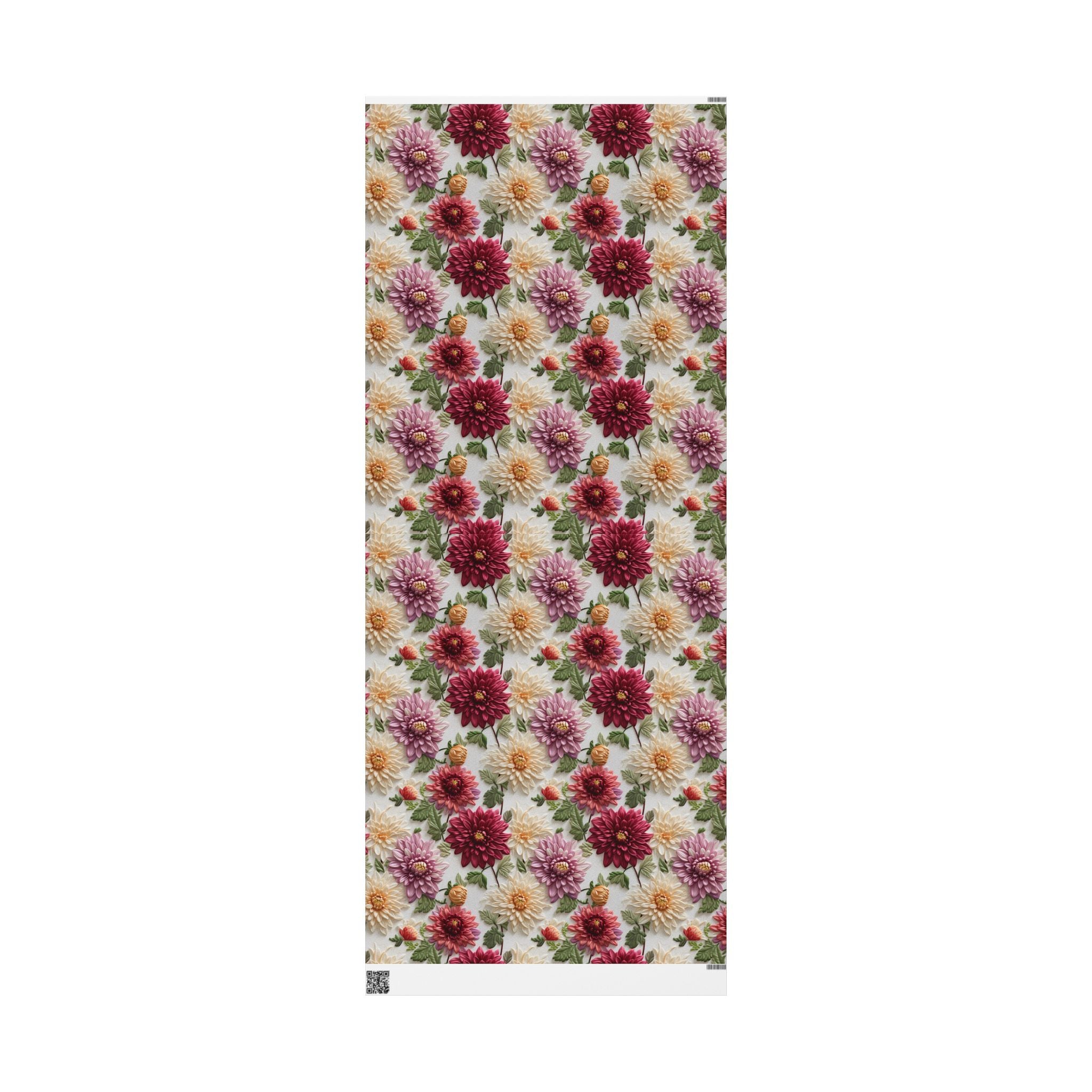 Elegant Fall Floral Wrapping Paper | Autumn-Inspired Gift Wrap with Vibrant Seasonal Blooms | Perfect for Thanksgiving, Birthdays, & Special Occasions | Premium Quality Gifts Moms
