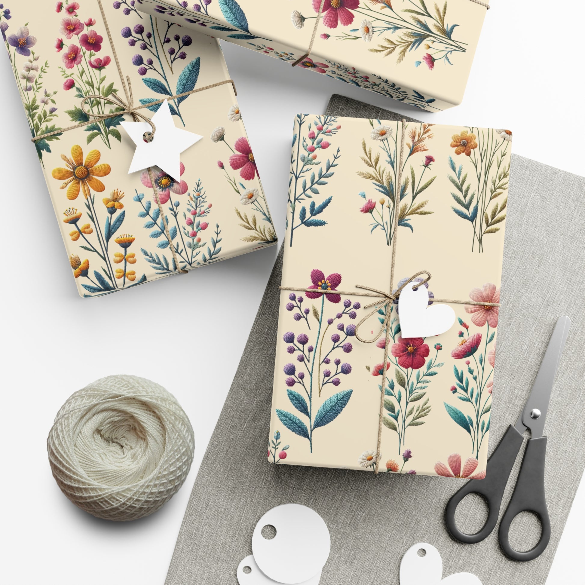 Best Beautiful Wildflower Wrapping Paper Vibrant Floral Patterns on Premium Quality Paper for All Occasions Perfect for Birthdays, Weddings, and Special Celebrations Mother's Day, Christmas - MRSBYVALLE