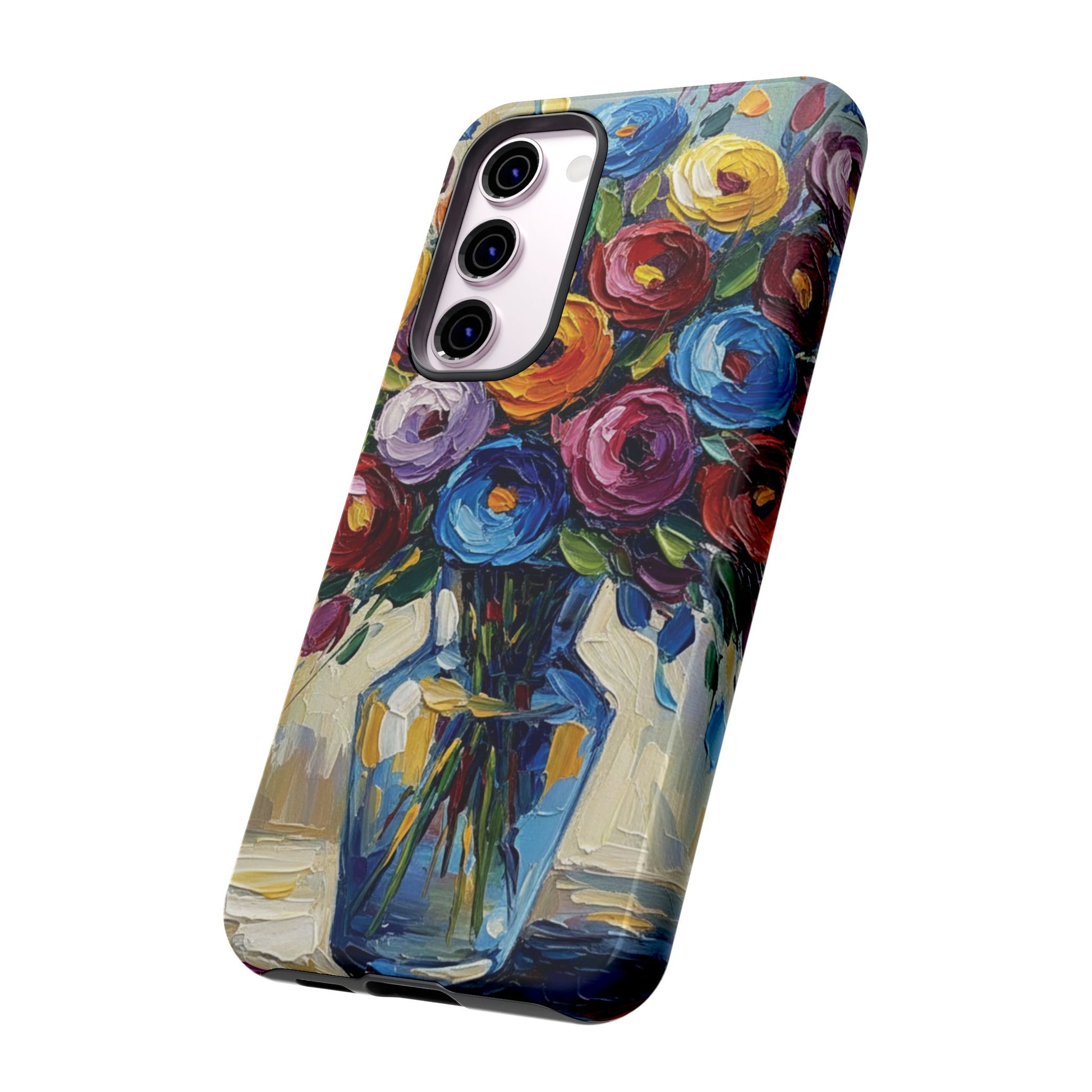 Floral Luxury Oil Painting Illusion Tough Case — Floral Art Phone Case for Art Lovers