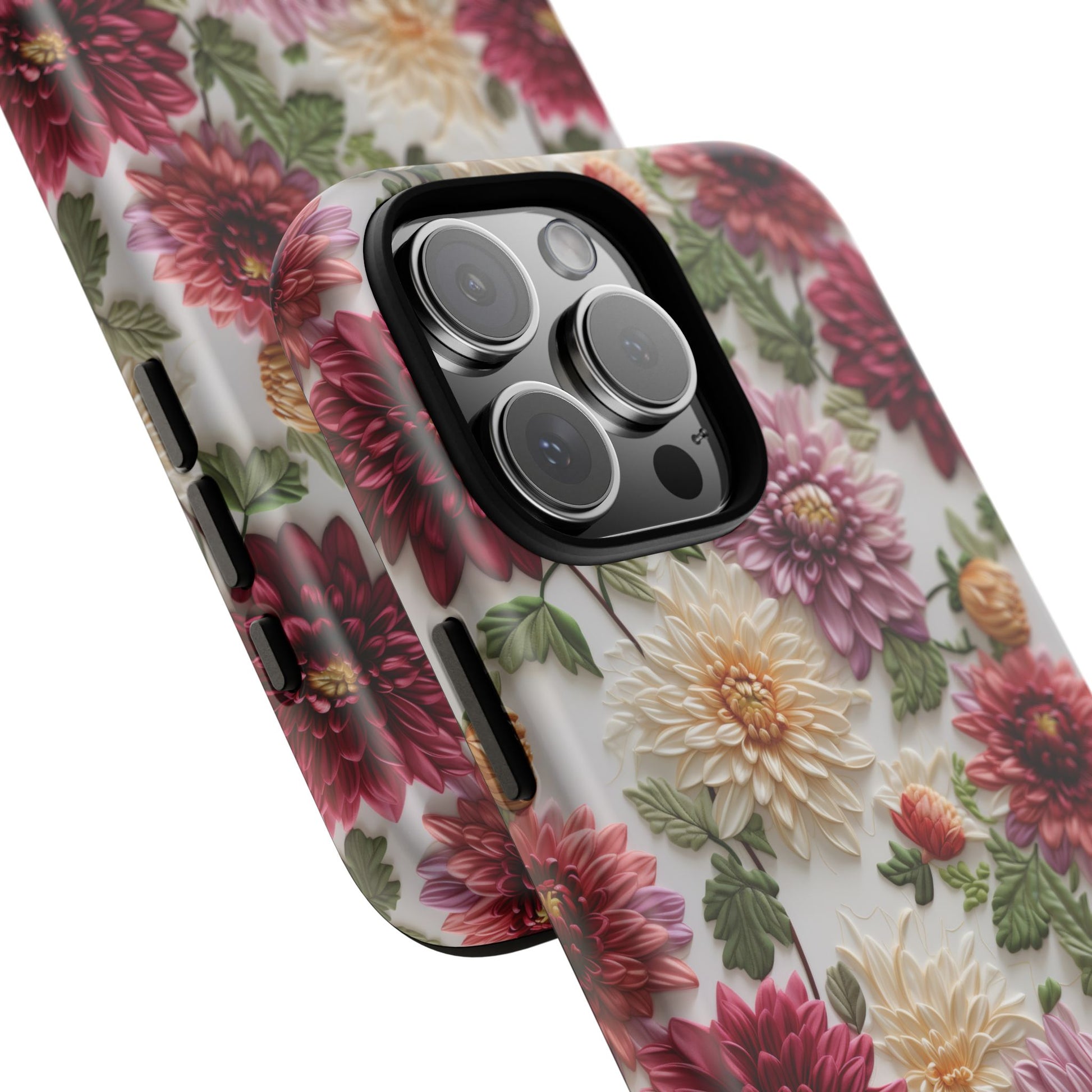 Floral Fall Phone Case for iPhone 16 pro15 14 13 12  21 23 Samsung, and Pixel | Stylish Protective Cover Gift for Her Perfect for Floral Lover