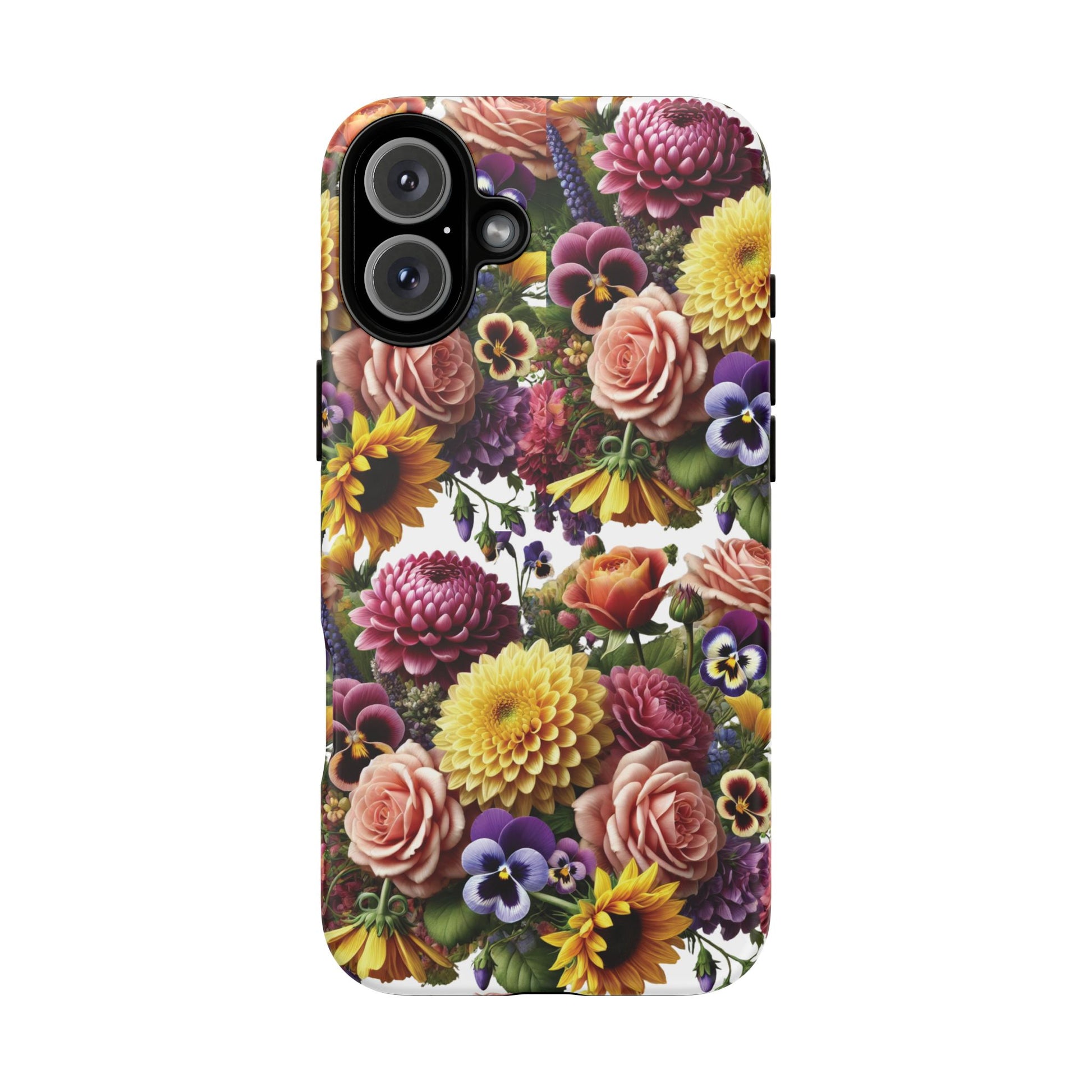 Floral Fall Phone Case for iPhone 16 15 14 13 12  21 23 Samsung, and Pixel | Stylish Protective Cover Gift for Her Perfect for Floral Lover