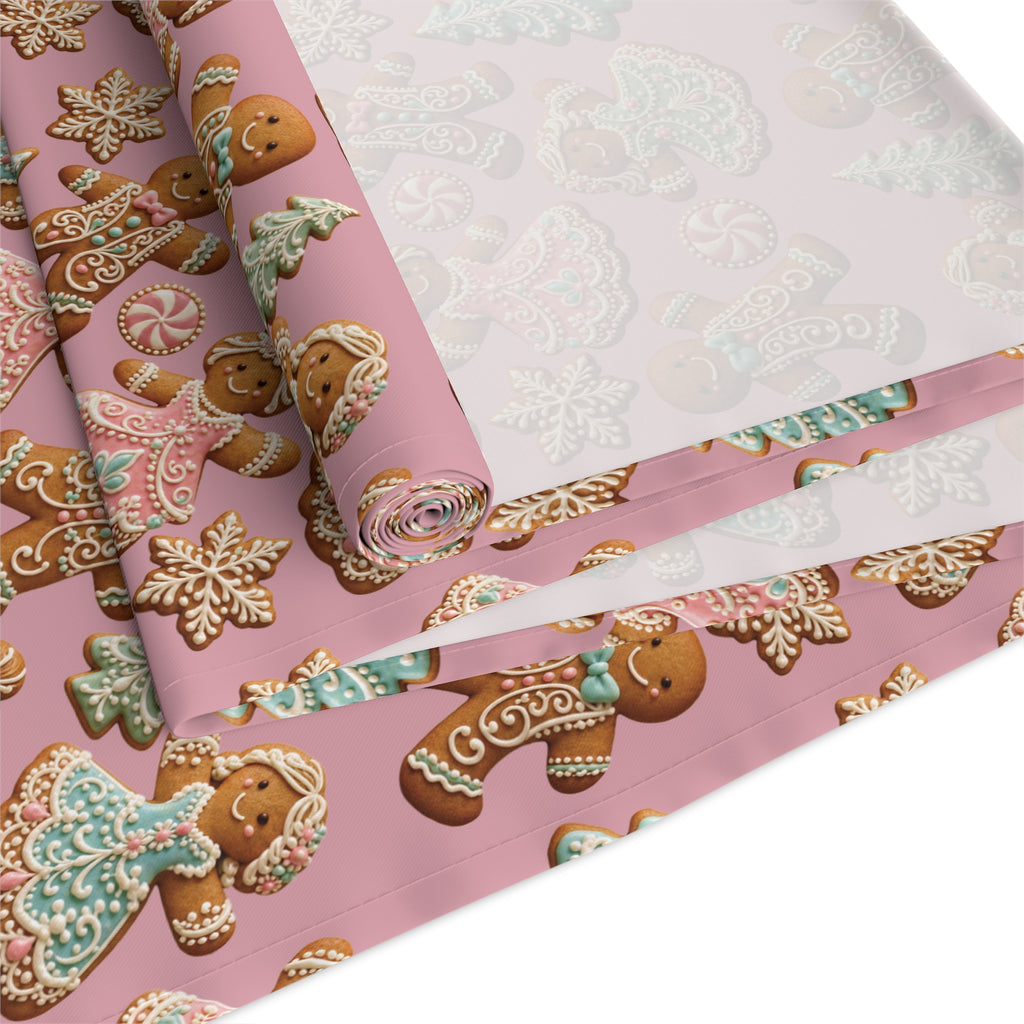 Gingerbread Cookies Holiday Table Runner