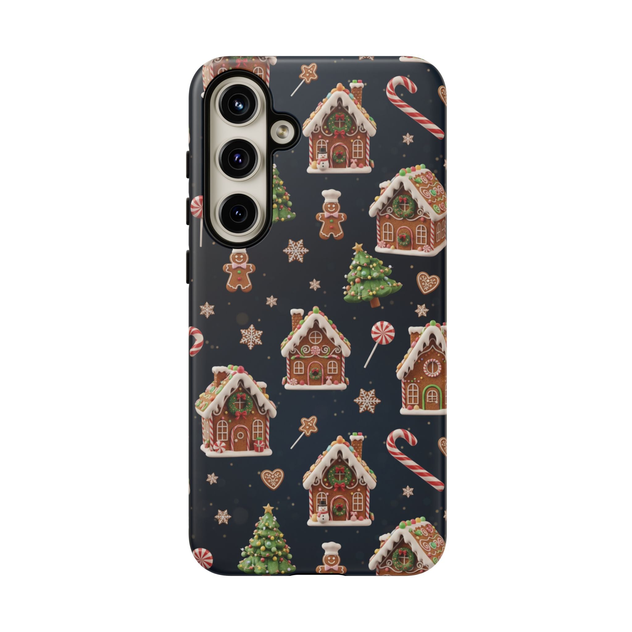 3D Gingerbread House Christmas Phone Case | Premium Holiday Gift Cover for iPhone 17, iPhone, and Samsung Galaxy Gift for Her or Him