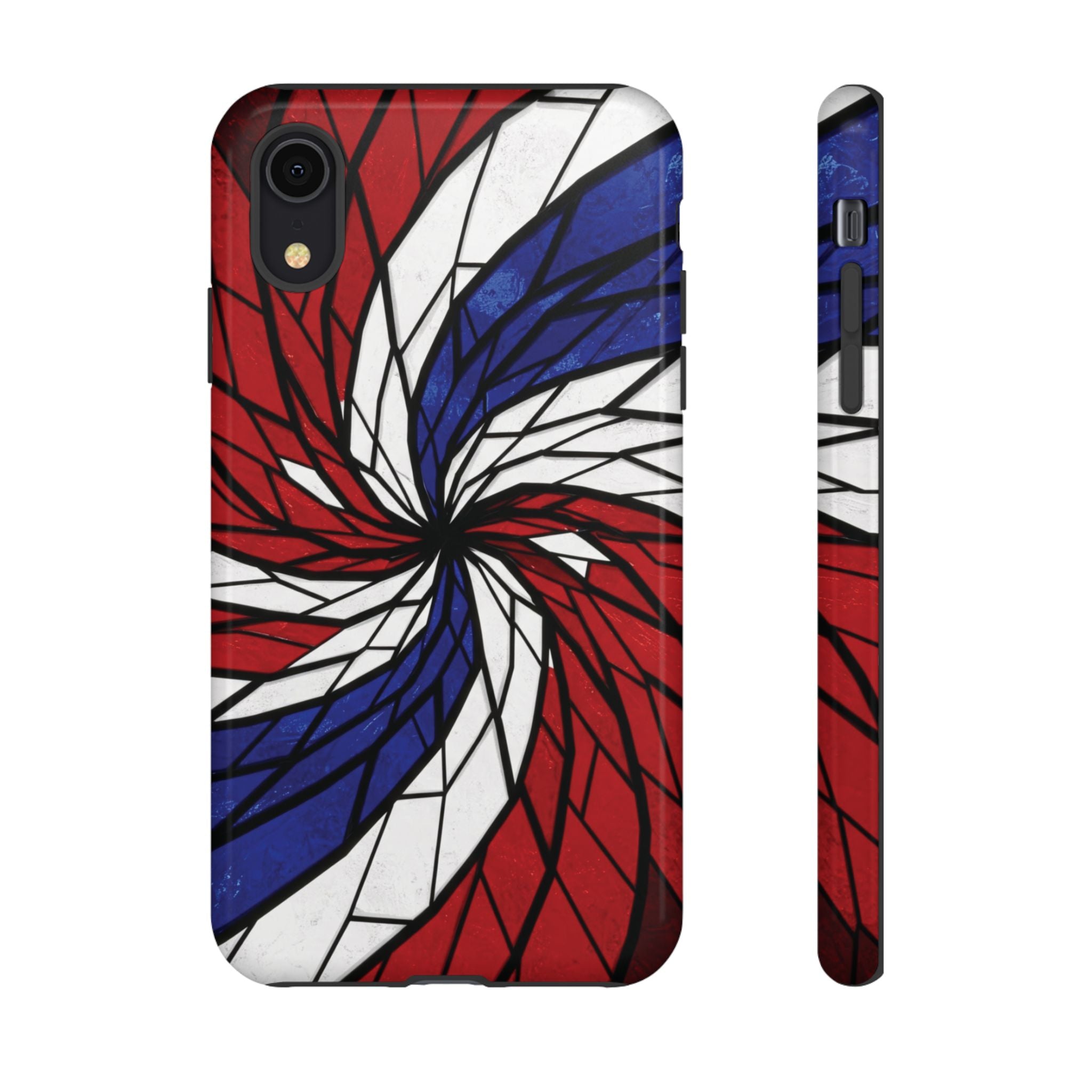 Patriotic Red White & Blue Phone Case – USA Flag Design, Independence Day Gift, Protective Cover for iPhone, Samsung, Pixel