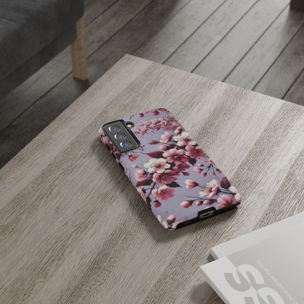 Lavender Floral Phone Case | Fall-Inspired Protective Cover for iPhone, Samsung & Pixel – Perfect Gift for Her