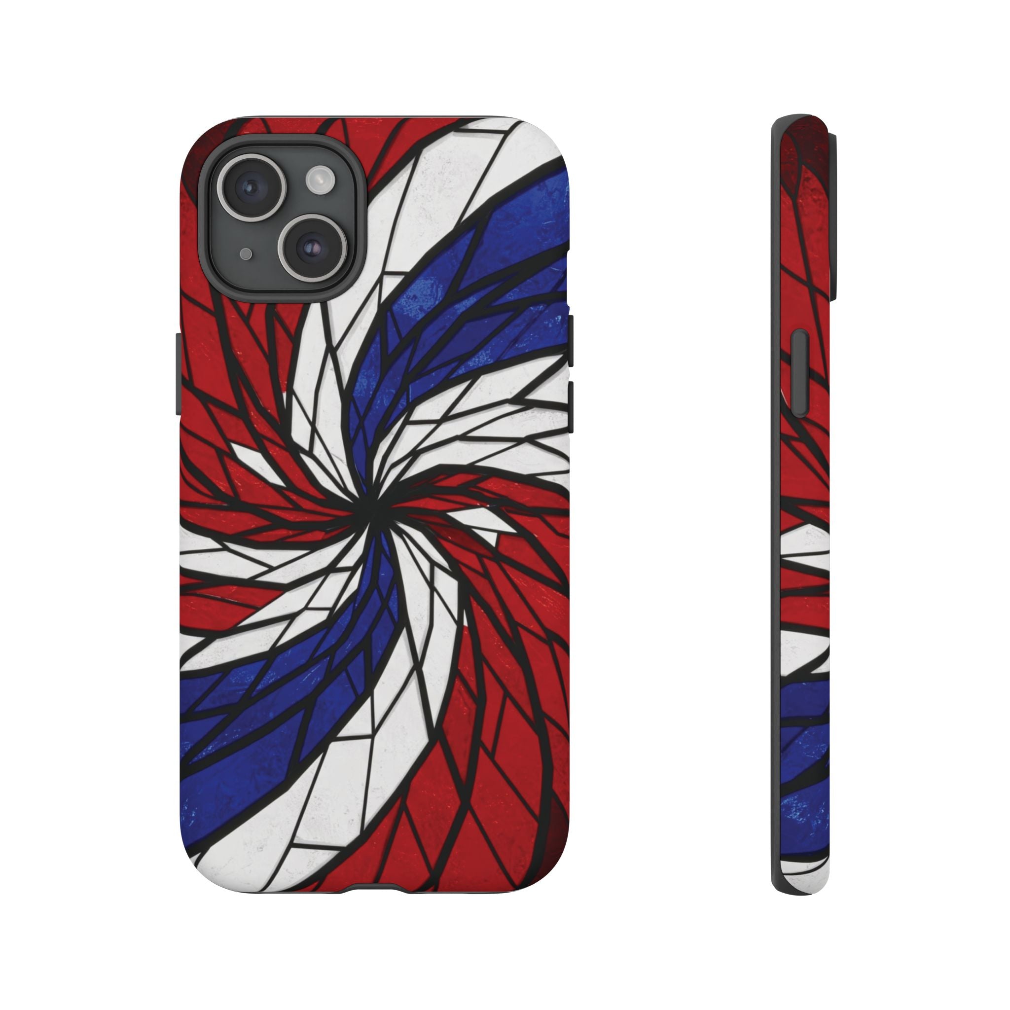 Patriotic Red White & Blue Phone Case – USA Flag Design, Independence Day Gift, Protective Cover for iPhone, Samsung, Pixel