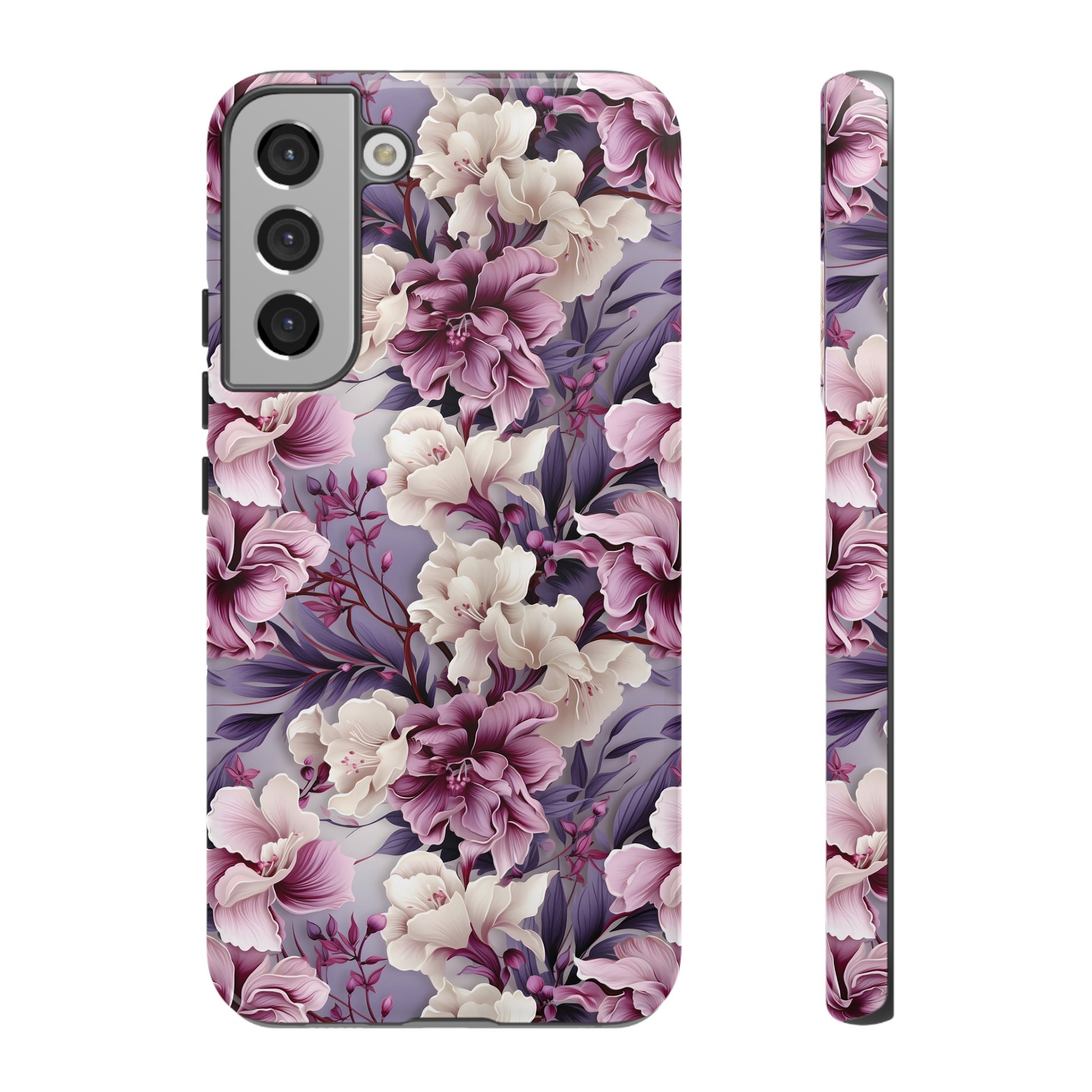 Lavender Flowers Protective Phone Case Gift for Her Phone 15, Samsung iPhone Samsung Gift for Her Case iPhone 15, Samsung