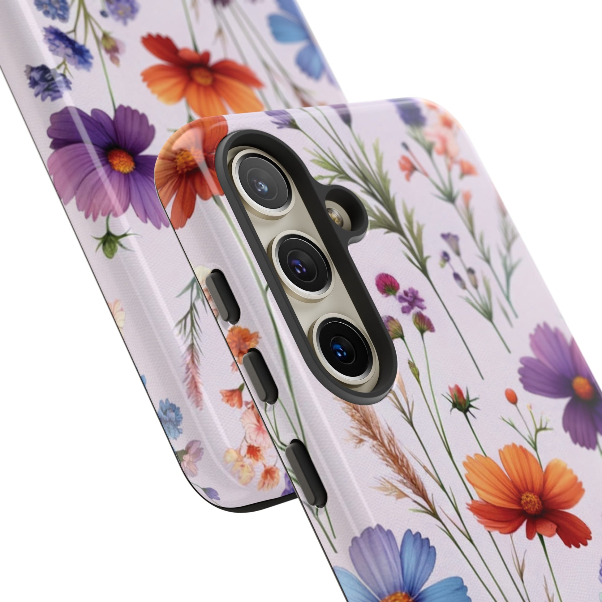 Lavender Wildflowers Protective Phone Case Gift for Her Phone 15, Samsung iPhone Samsung Gift for Her Case iPhone 15, Samsung iPhone Samsung Accessory Gift for Her.