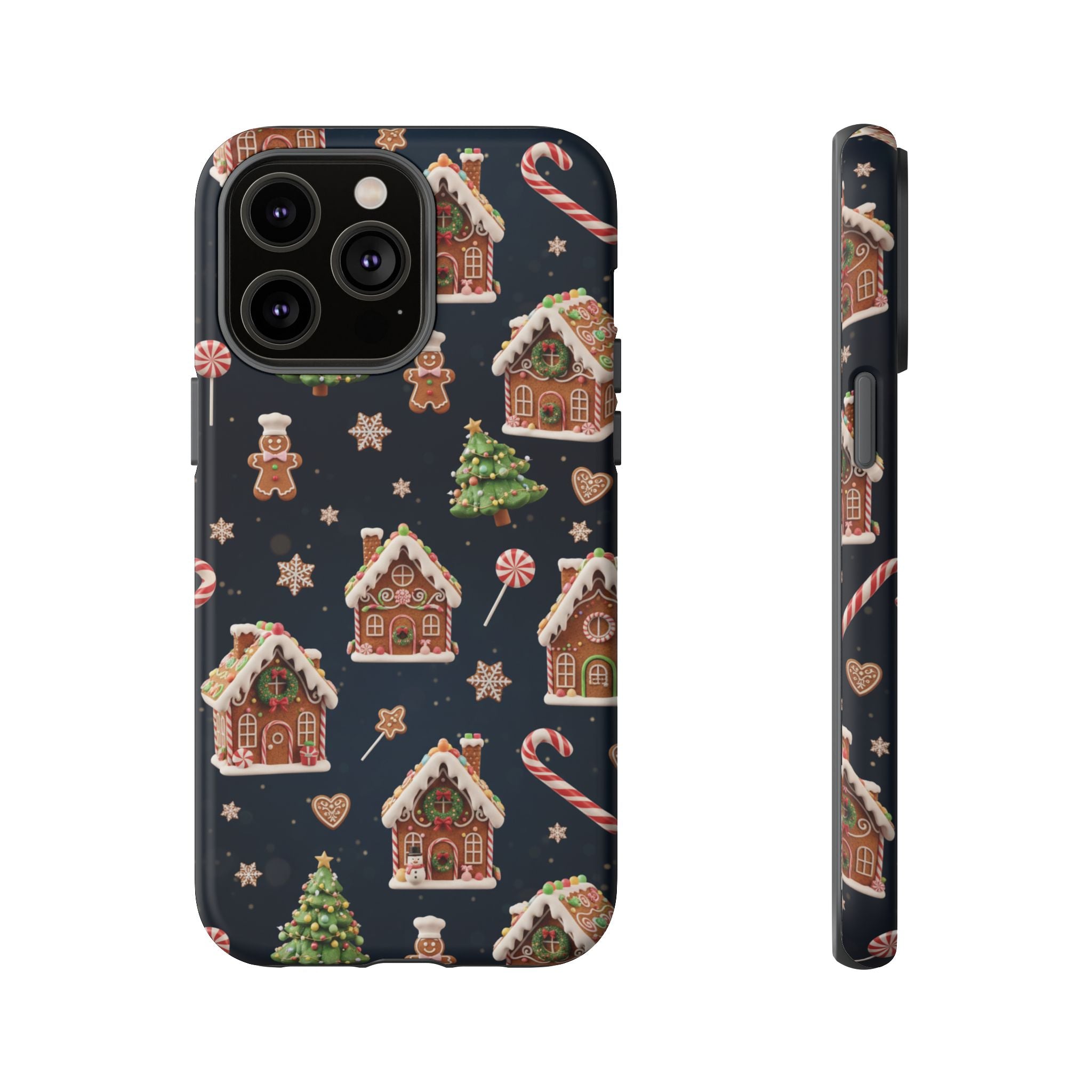 3D Gingerbread House Christmas Phone Case | Premium Holiday Gift Cover for iPhone 17, iPhone, and Samsung Galaxy Gift for Her or Him