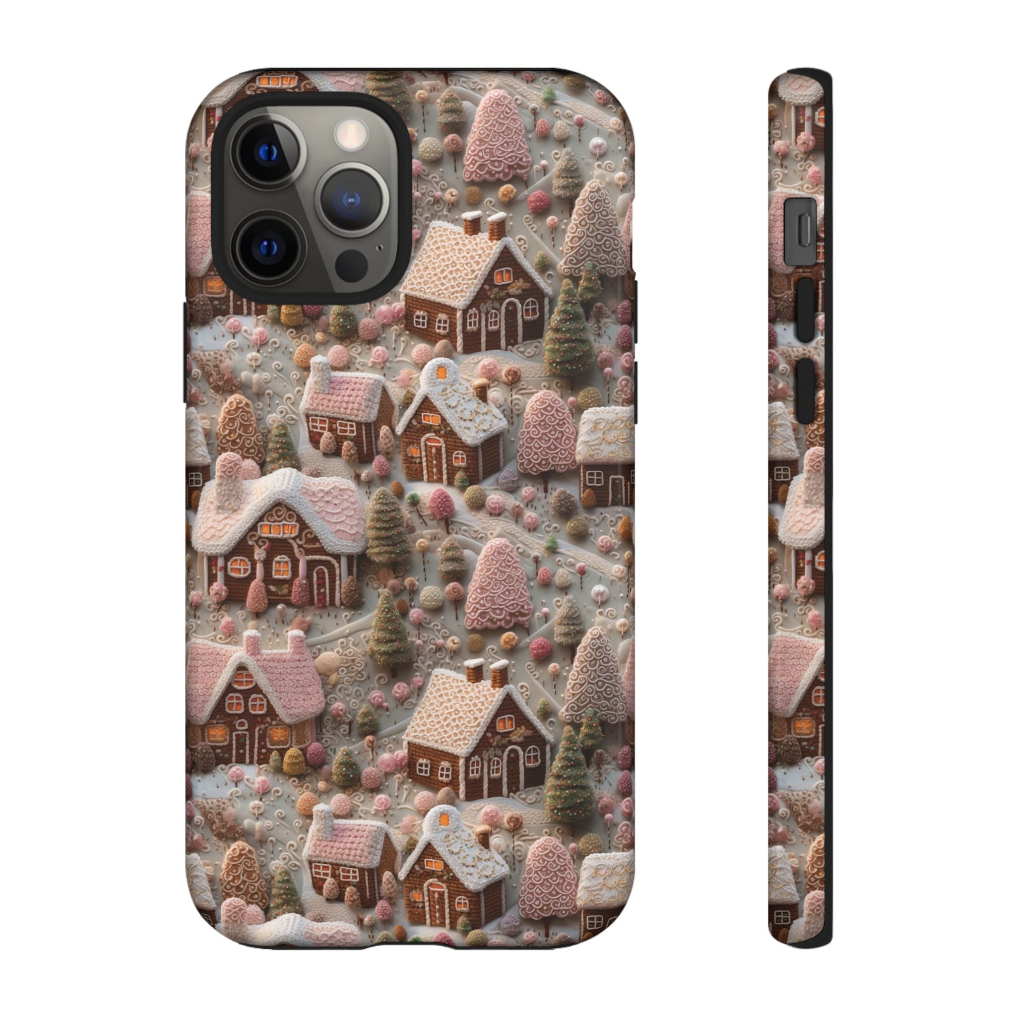 Gingerbread House 3D Phone Case Durable for iPhone Samsung Gift iPhone 15, 14, 13 Samsung Pixel Gift for Mom Accessory Gift for Her