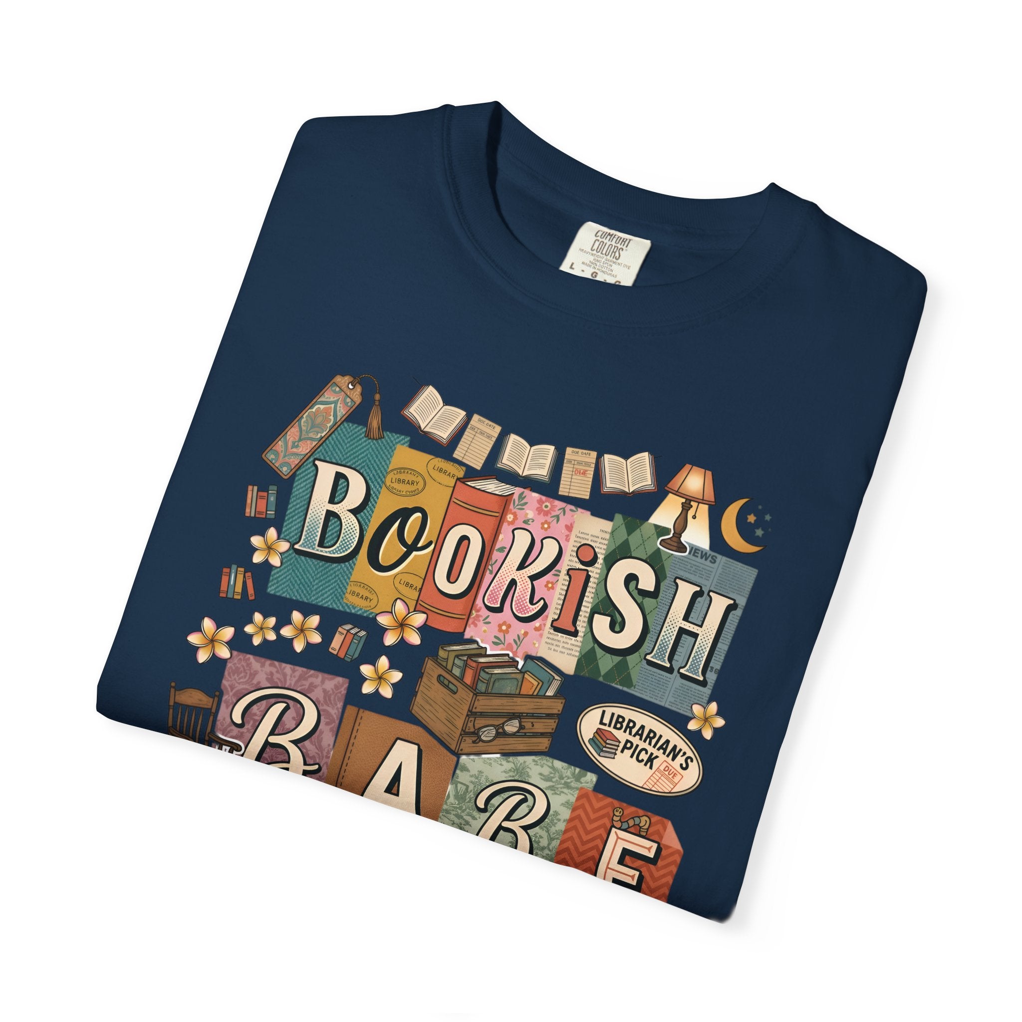 Bookish Babe Reader T-Shirt — Book Lover Tee for Teachers & Avid Readers