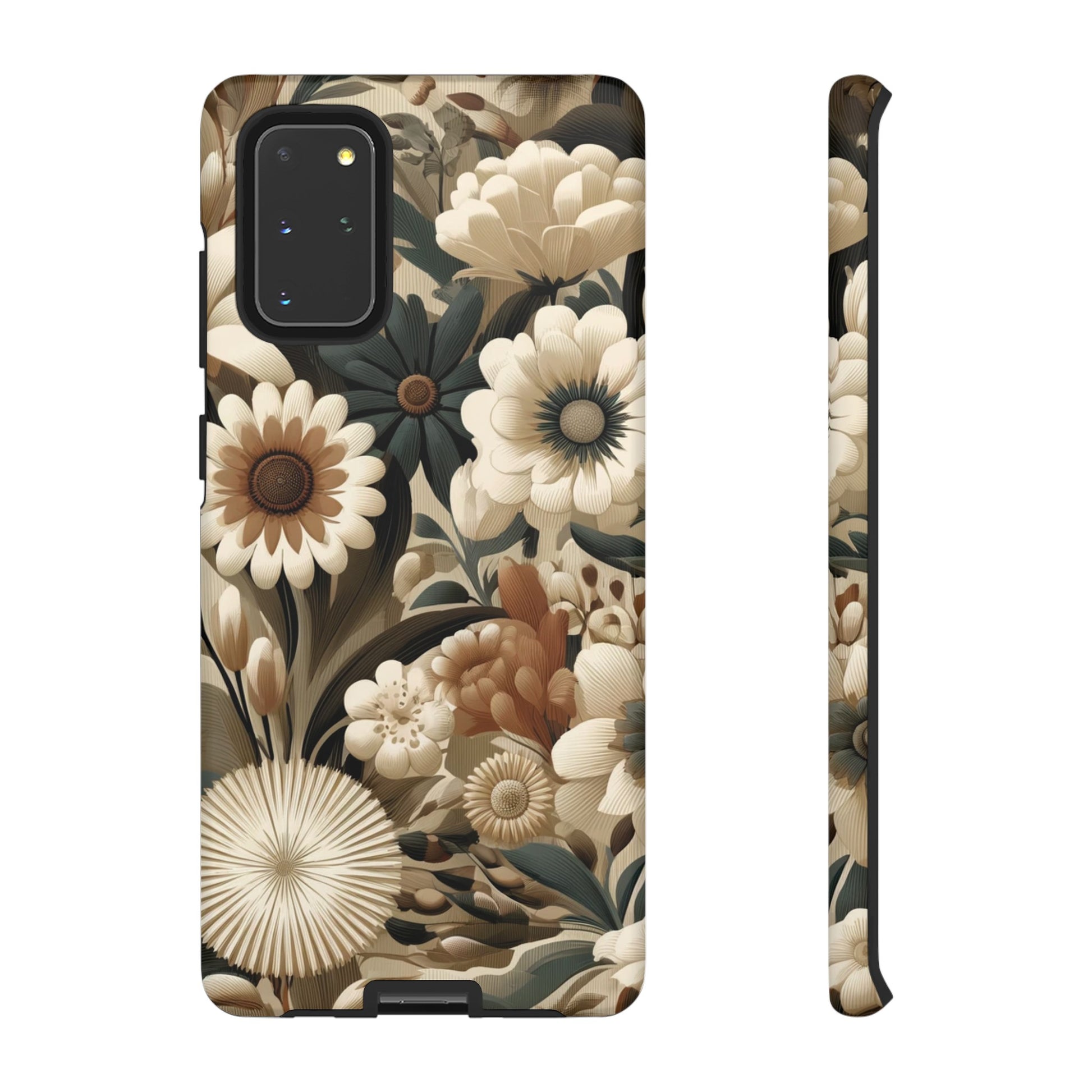 Mid-century Modern Floral Phone Case Durable for iPhone Samsung Gift iPhone 15, 14, 13 Samsung Pixel Gift for Mom Accessory Gift for Her