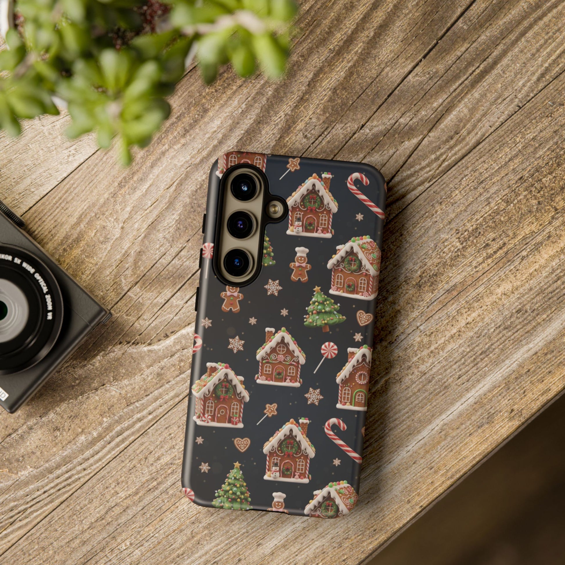3D Gingerbread House Christmas Phone Case | Premium Holiday Gift Cover for iPhone 17, iPhone, and Samsung Galaxy Gift for Her or Him