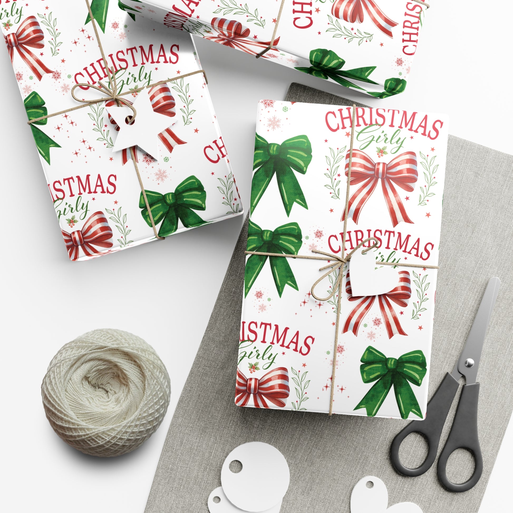 Girly Christmas Wrapping Paper | Cozy Holiday Gift Wrap | Perfect for Christmas Presents, Wedding Celebrations, and Winter Wonderland Themes Christmas - MRSBYVALLE