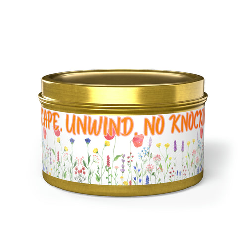 New House Bloom & Glow Elegant Floral Aromas in 4oz/8oz Tin Candles Essence of Nature Collection Unveil Serenity Romance with Exquisite Botanical Scents. Pure Harmony & Grace..