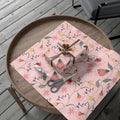 Pink Wildflowers Wrapping Paper Pink Bows Cherries Elegance Perfect for Gifts Weddings, Bridal Baby Showers All Occasion - MRSBYVALLE