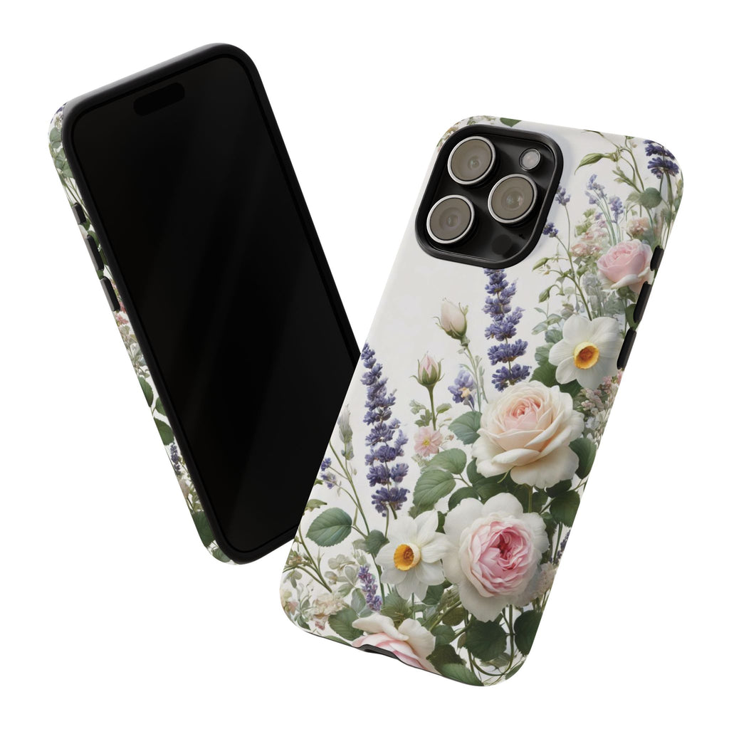 Boho Floral Fall Phone Case for iPhone 17,16  21 23 Samsung, and Pixel | Stylish Protective Cover Gift for Her Perfect for Floral Lover