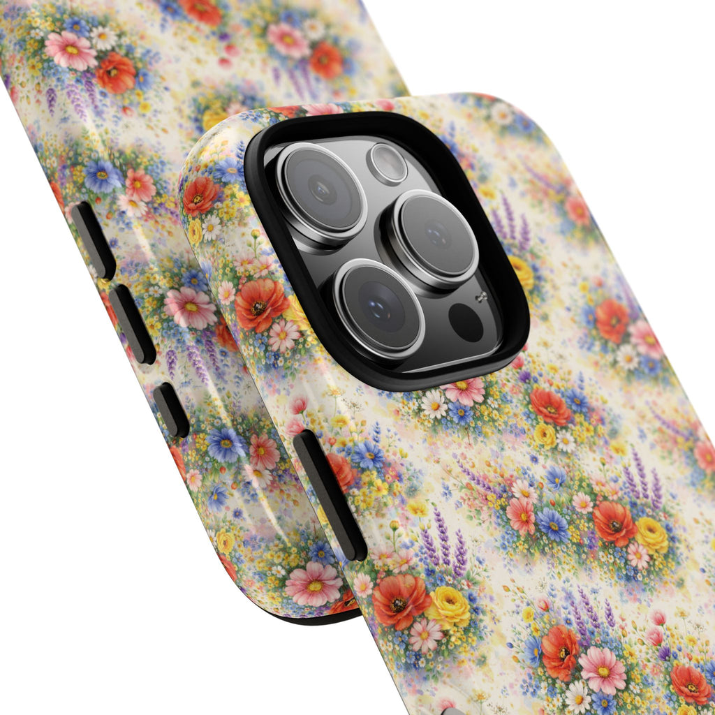 Watercolor Wildflowers Phone Case — Tough Cases