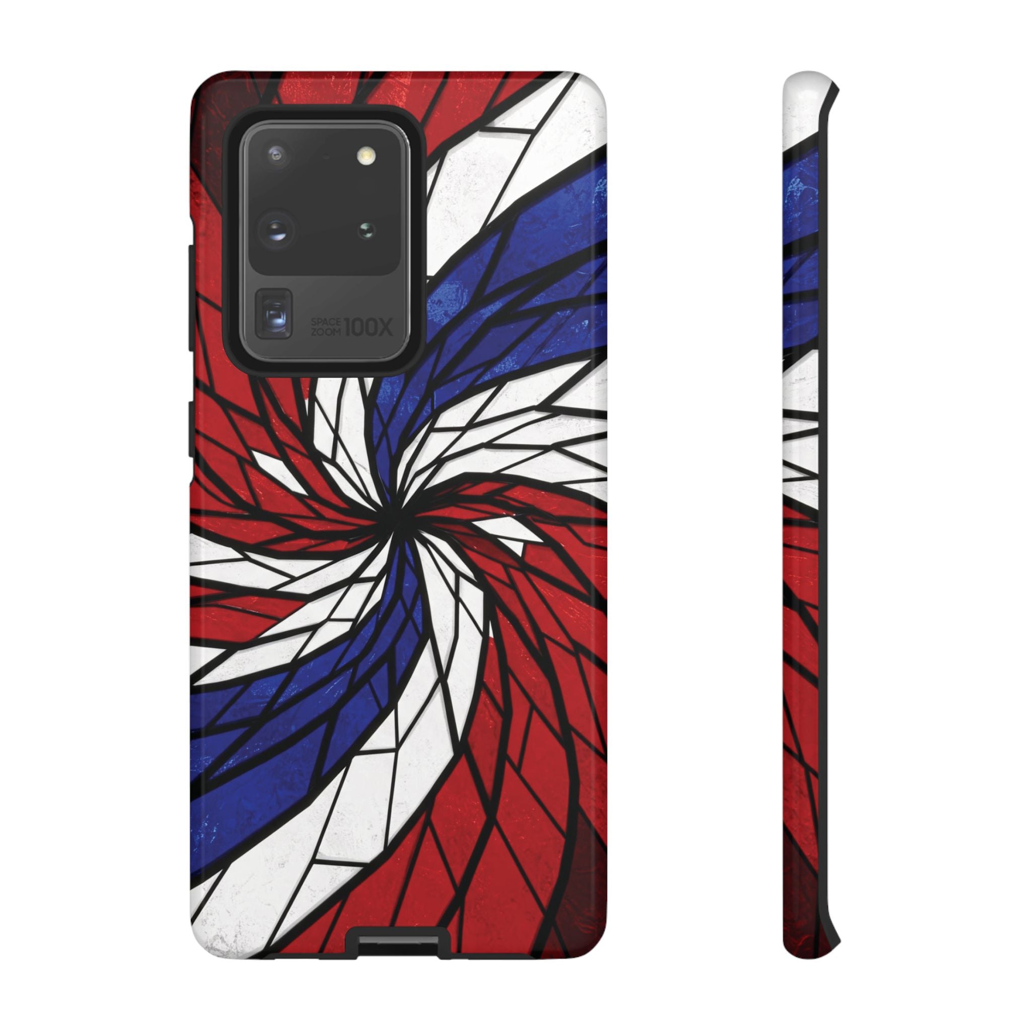 Patriotic Red White & Blue Phone Case – USA Flag Design, Independence Day Gift, Protective Cover for iPhone, Samsung, Pixel