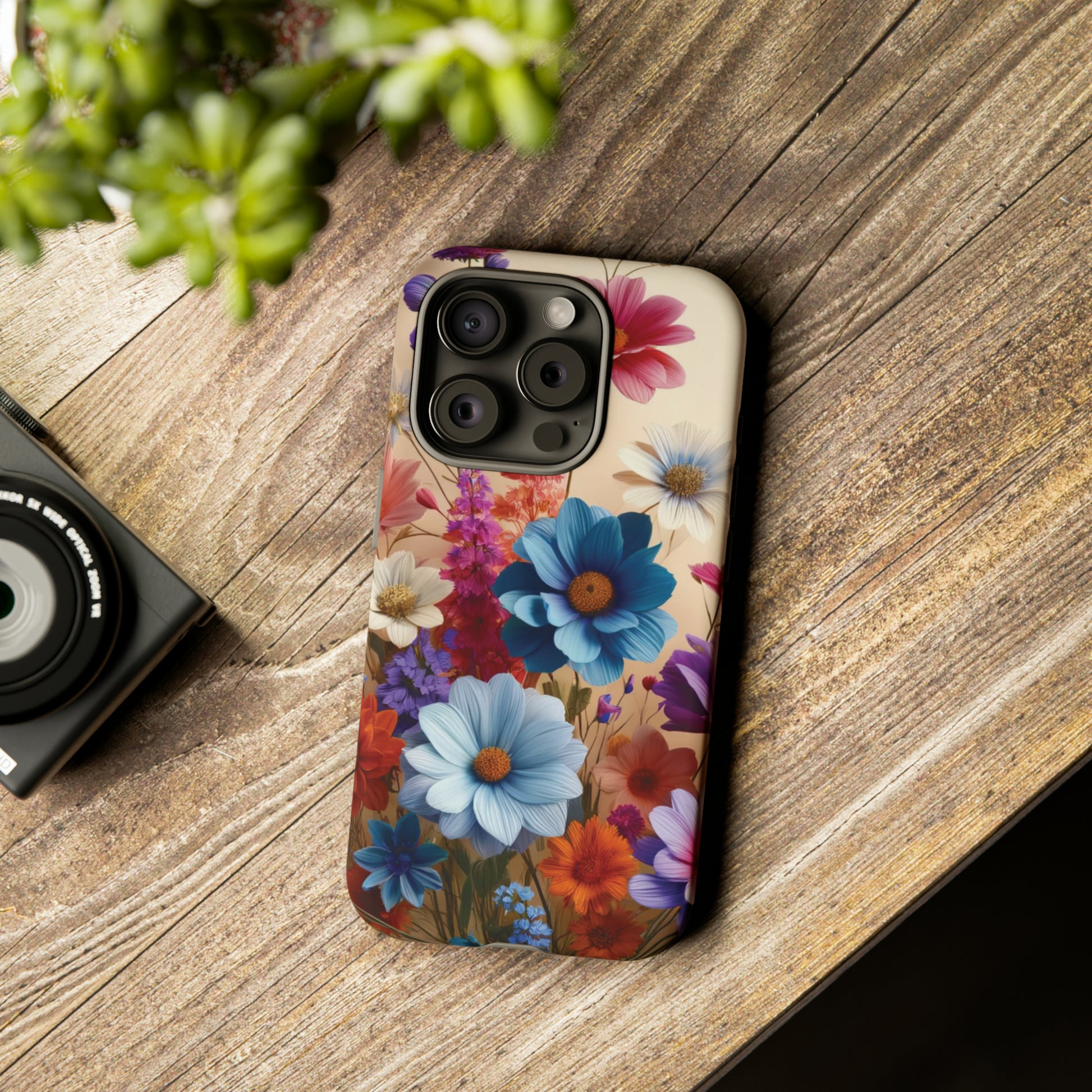 Best Phone Case Floral 3D Illusion Luxury Tough Case Floral Elegant Durable Stylish for Modern Devices iPhone 15, Samsung iPhone Samsung Accessory Gift for Her.
