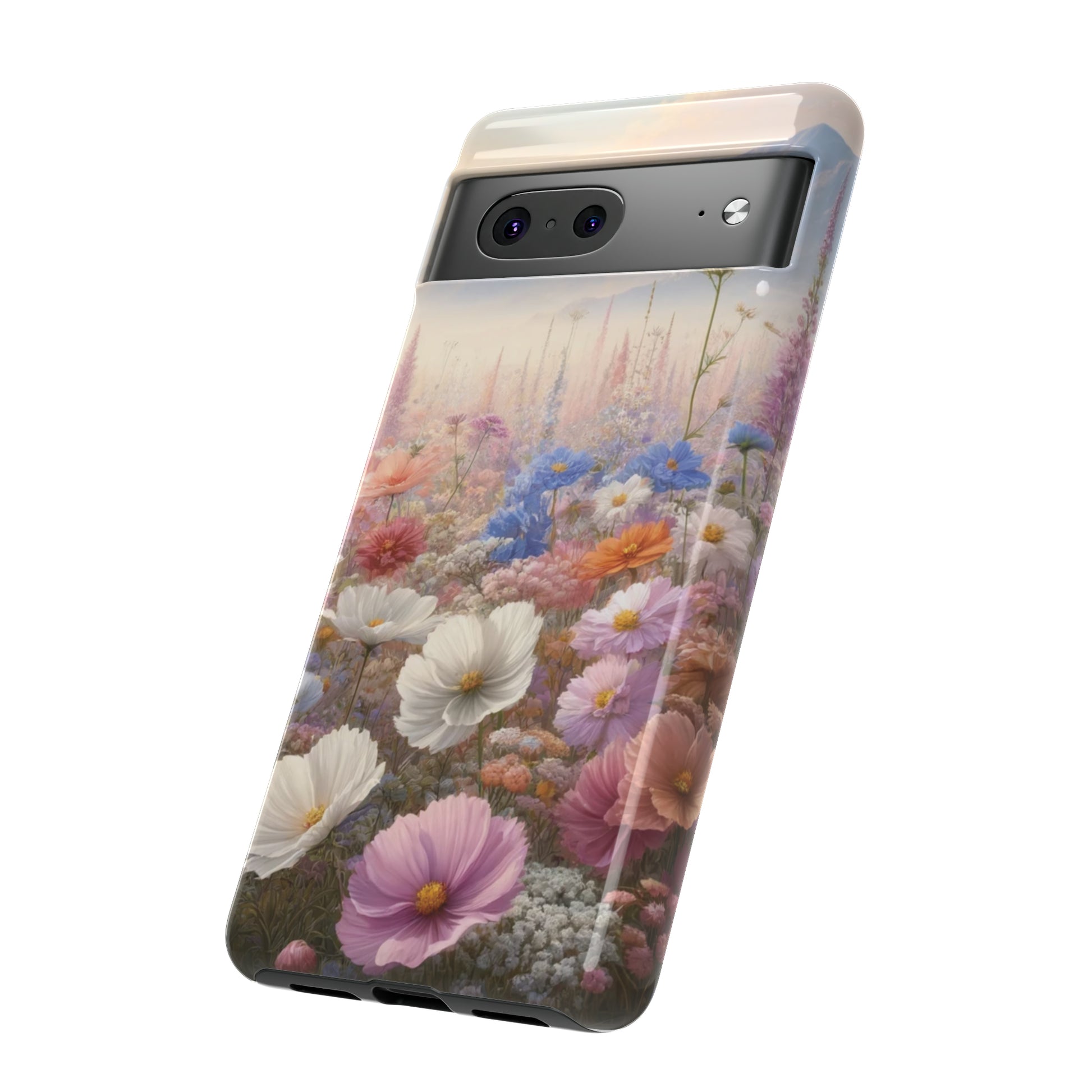 Phone Case Floral Boho Luxury Tough Case Floral Elegant Durable Stylish for Modern Devices iPhone 15, Samsung iPhone Samsung Accessory Gift for Her.