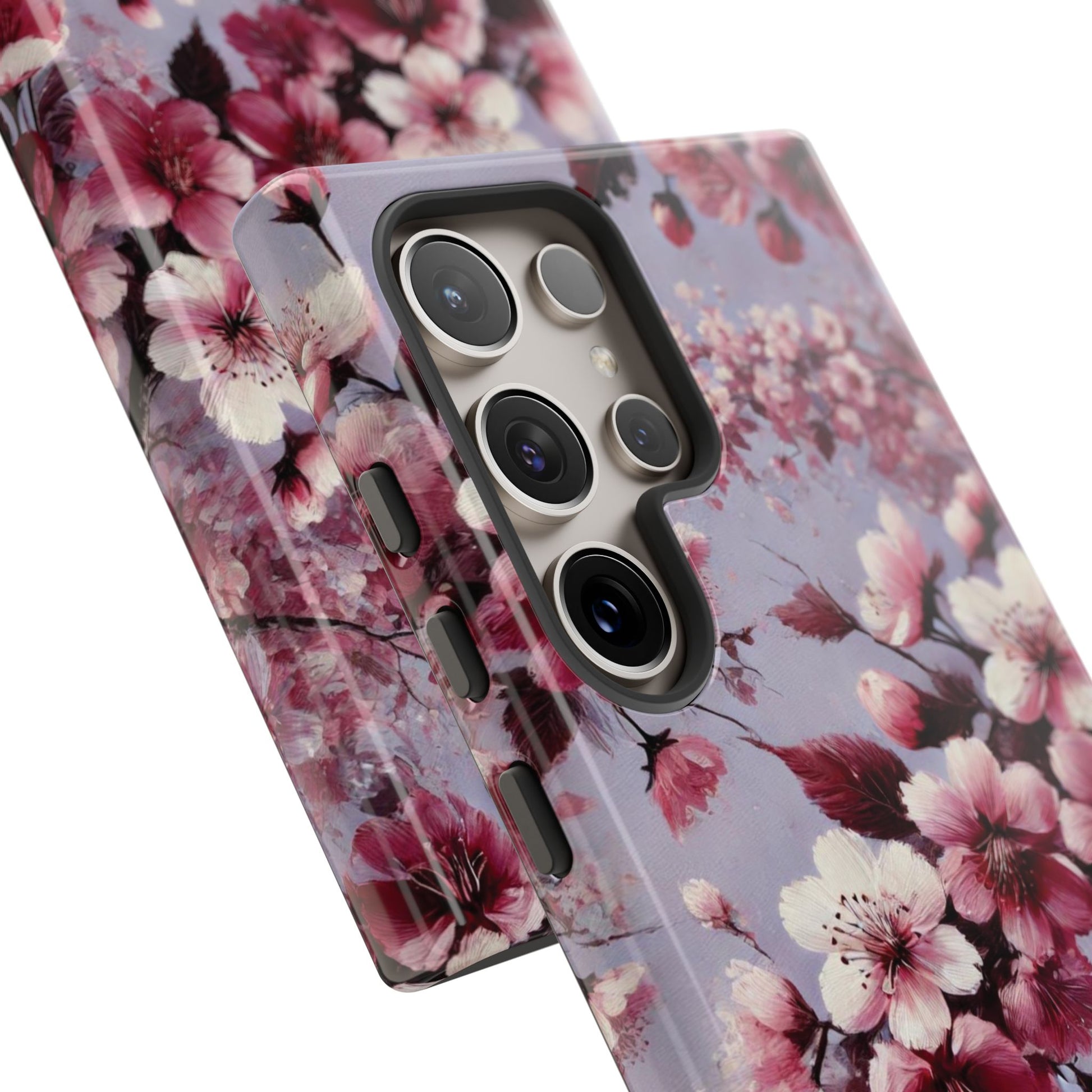 Lavender Floral Fall Phone Case for iPhone 16 pro15 14 13 12  21 23 Samsung, and Pixel | Stylish Protective Cover Gift for Her Perfect for Floral Lover