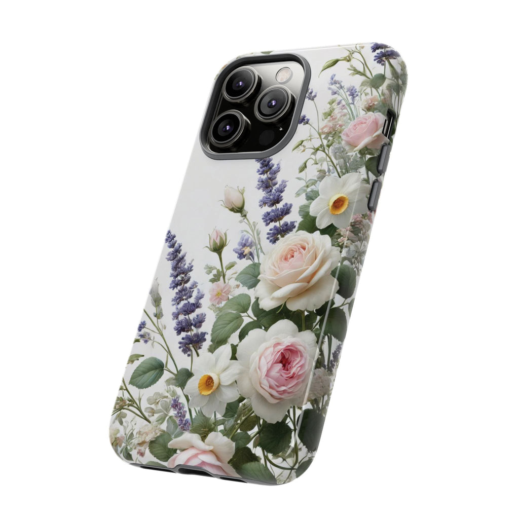 Boho Floral Fall Phone Case for iPhone 17,16  21 23 Samsung, and Pixel | Stylish Protective Cover Gift for Her Perfect for Floral Lover
