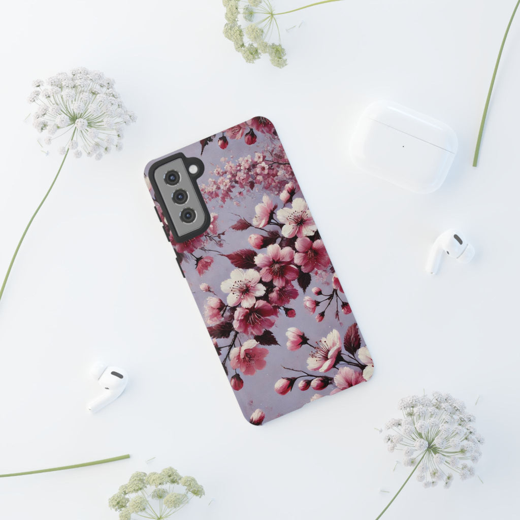 Lavender Floral Phone Case | Fall-Inspired Protective Cover for iPhone, Samsung & Pixel – Perfect Gift for Her