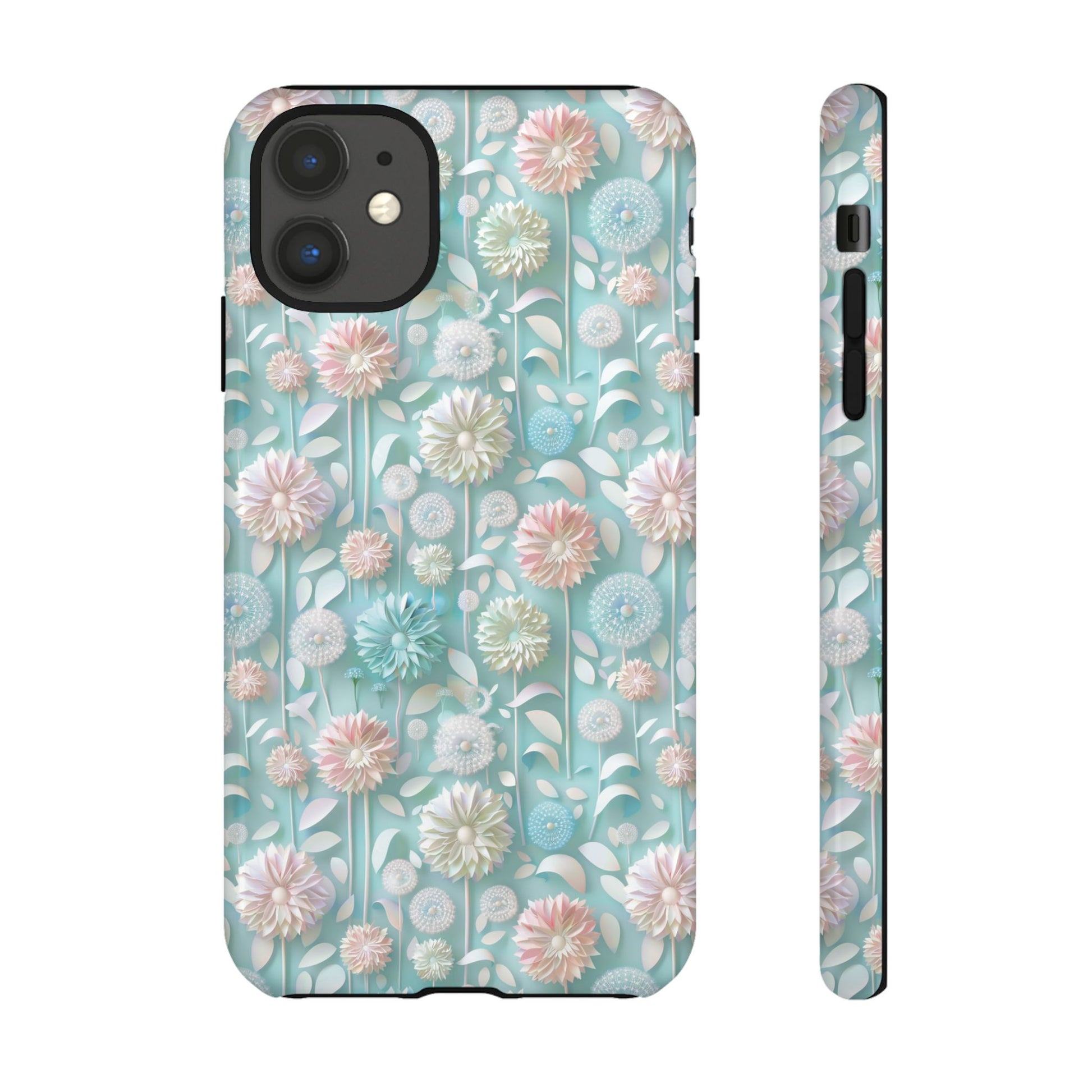 Pastel Floral Phone Case for iPhone & Samsung | Elegant and Slim Design with Shockproof Protection | Durable, Scratch-Resistant, and Lightweight | Stylish Accessory