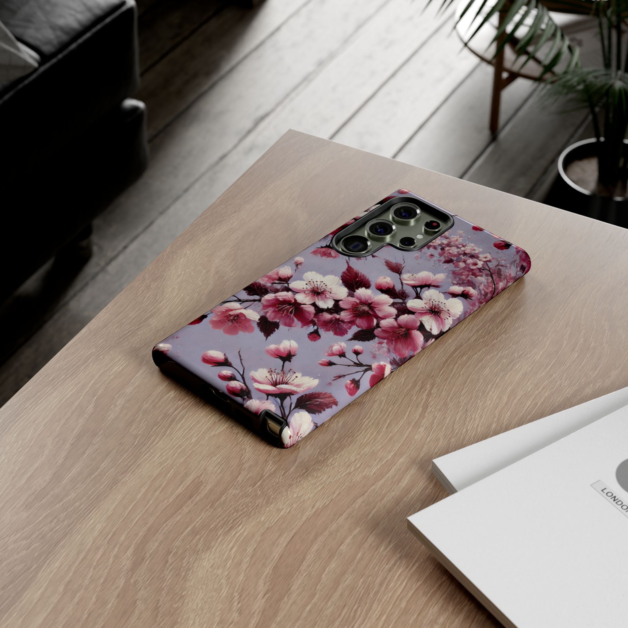 Lavender Floral Phone Case | Fall-Inspired Protective Cover for iPhone, Samsung & Pixel – Perfect Gift for Her
