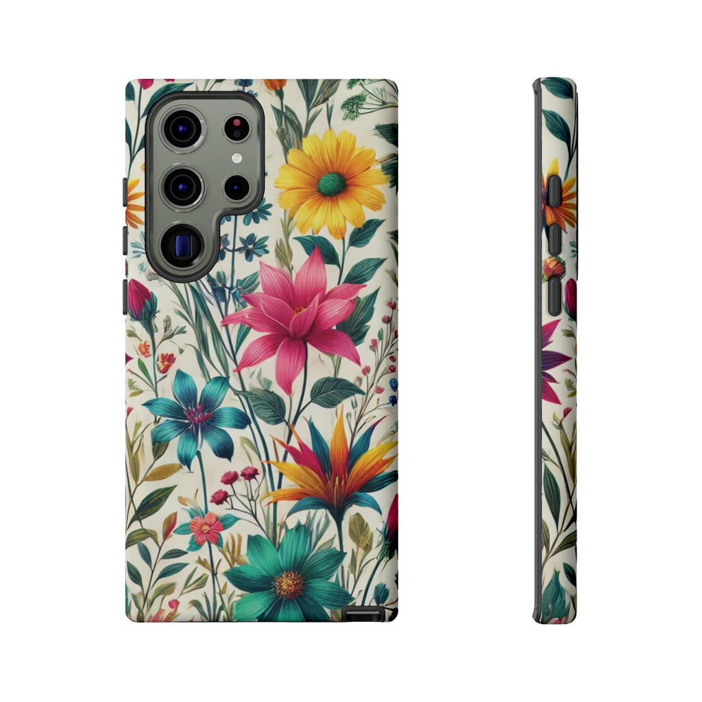 Wildflowers Boho Chic Design Phone Case - Stylish, Protective Cover for All Models Gift for Mom Accessory Gift for Her
