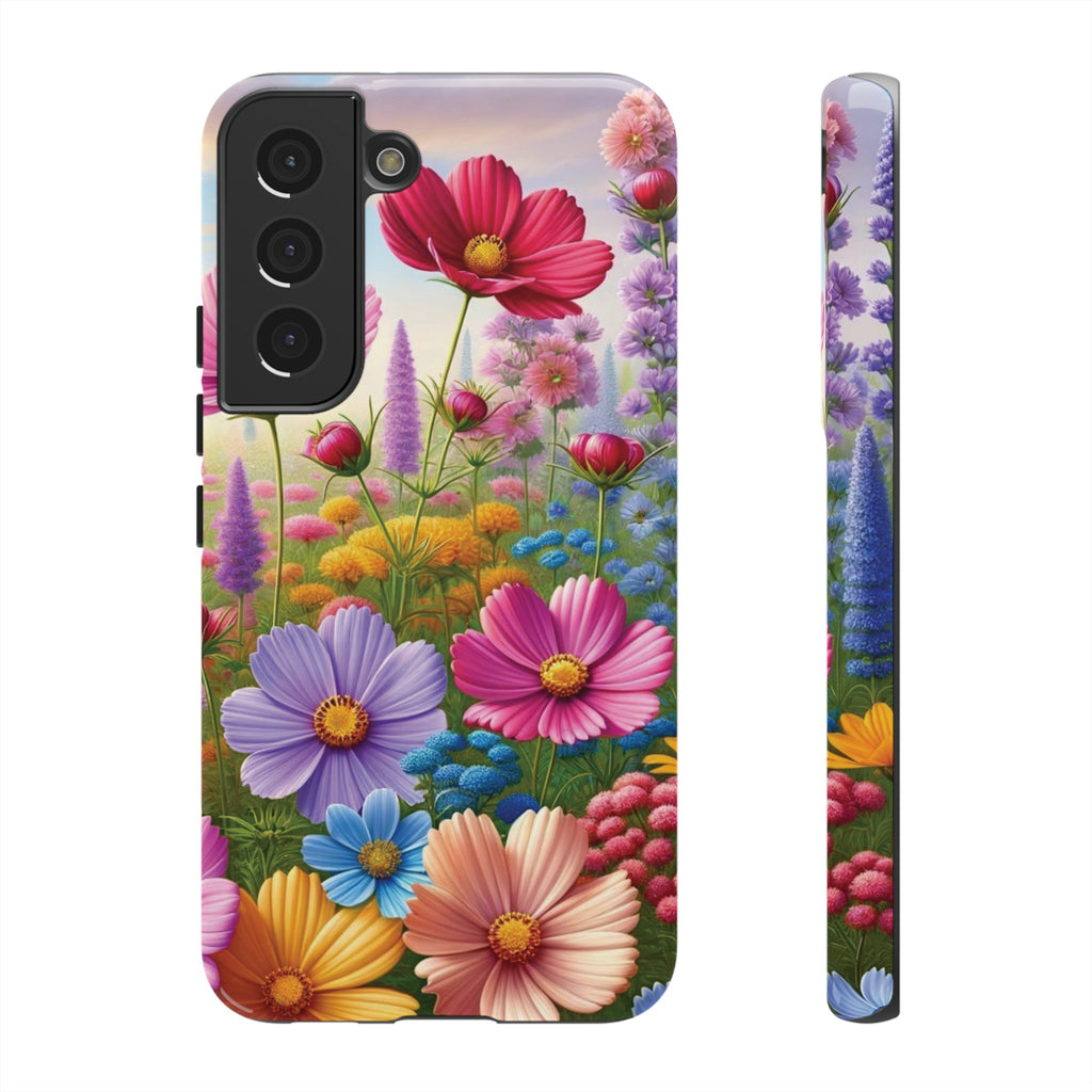 Bright Floral Phone Case Durable for iPhone Samsung Gift iPhone 15, 14, 13 Samsung Pixel Gift for Mom Accessory Gift for Her
