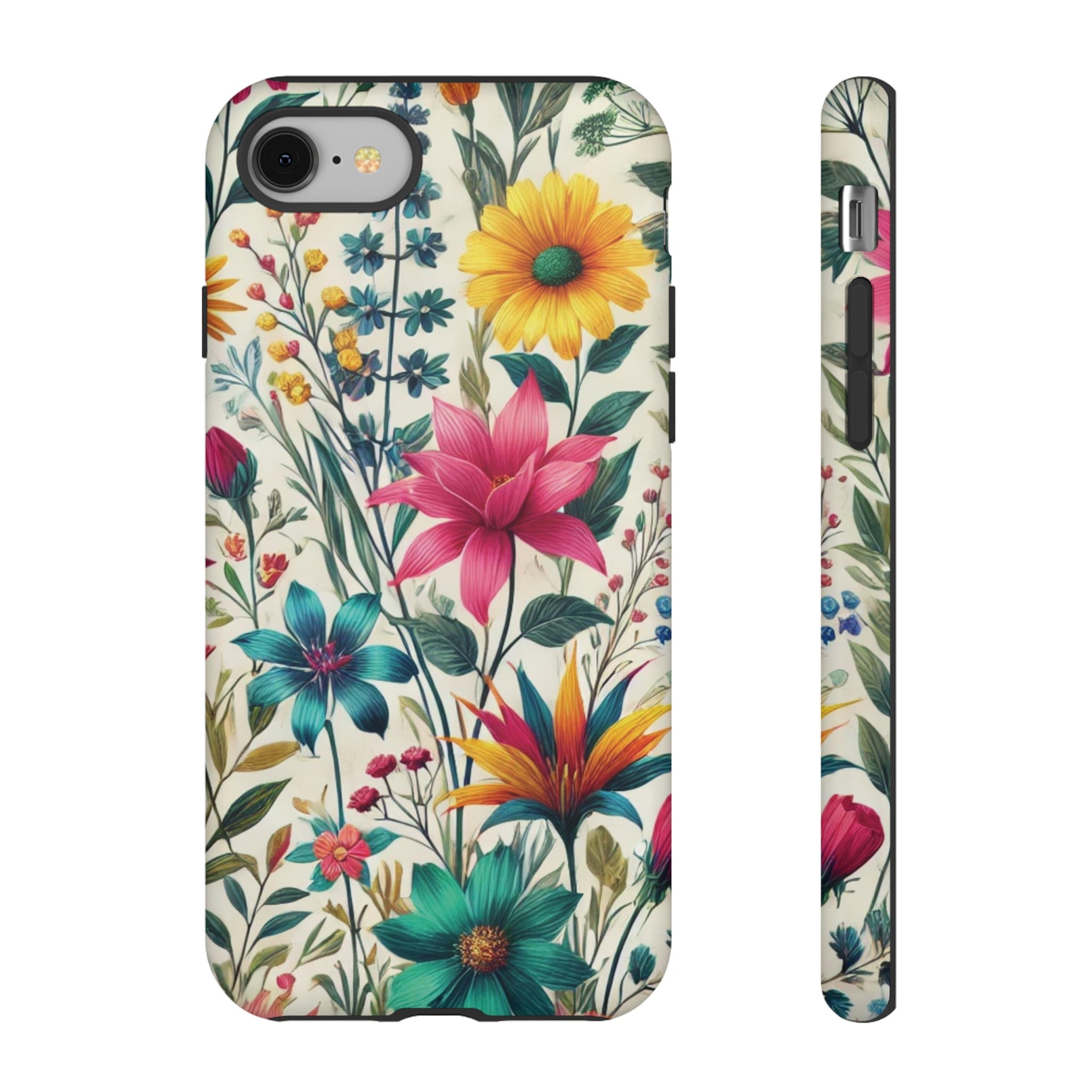 Wildflowers Boho Chic Design Phone Case - Stylish, Protective Cover for All Models Gift for Mom Accessory Gift for Her