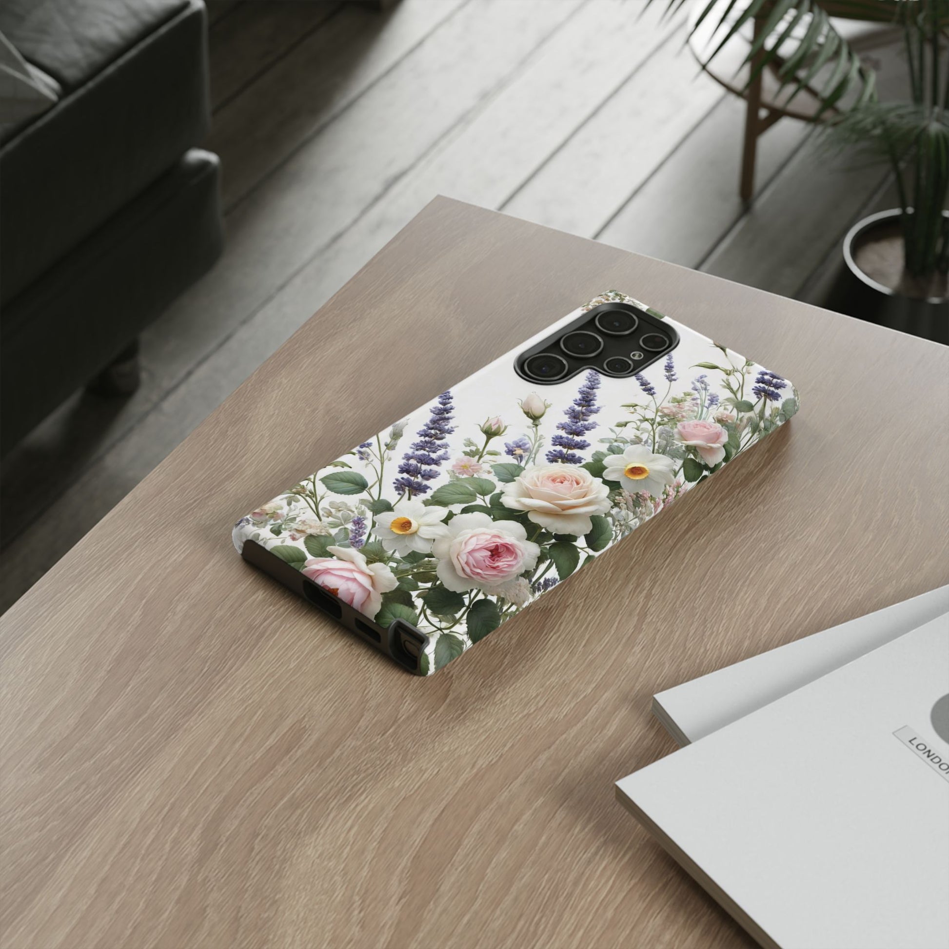 Boho Floral Fall Phone Case for iPhone 17,16  21 23 Samsung, and Pixel | Stylish Protective Cover Gift for Her Perfect for Floral Lover