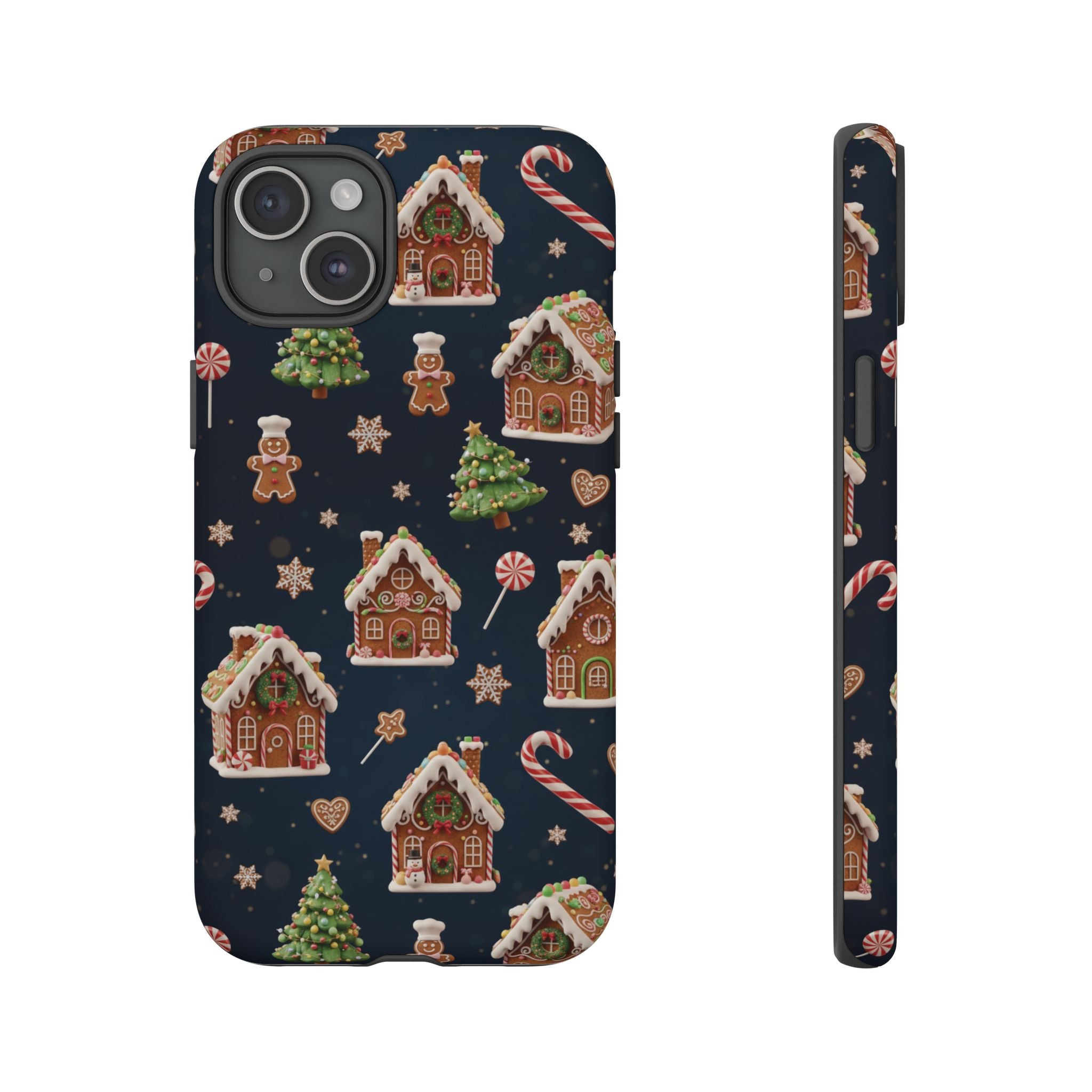 3D Gingerbread House Christmas Phone Case | Premium Holiday Gift Cover for iPhone 17, iPhone, and Samsung Galaxy Gift for Her or Him