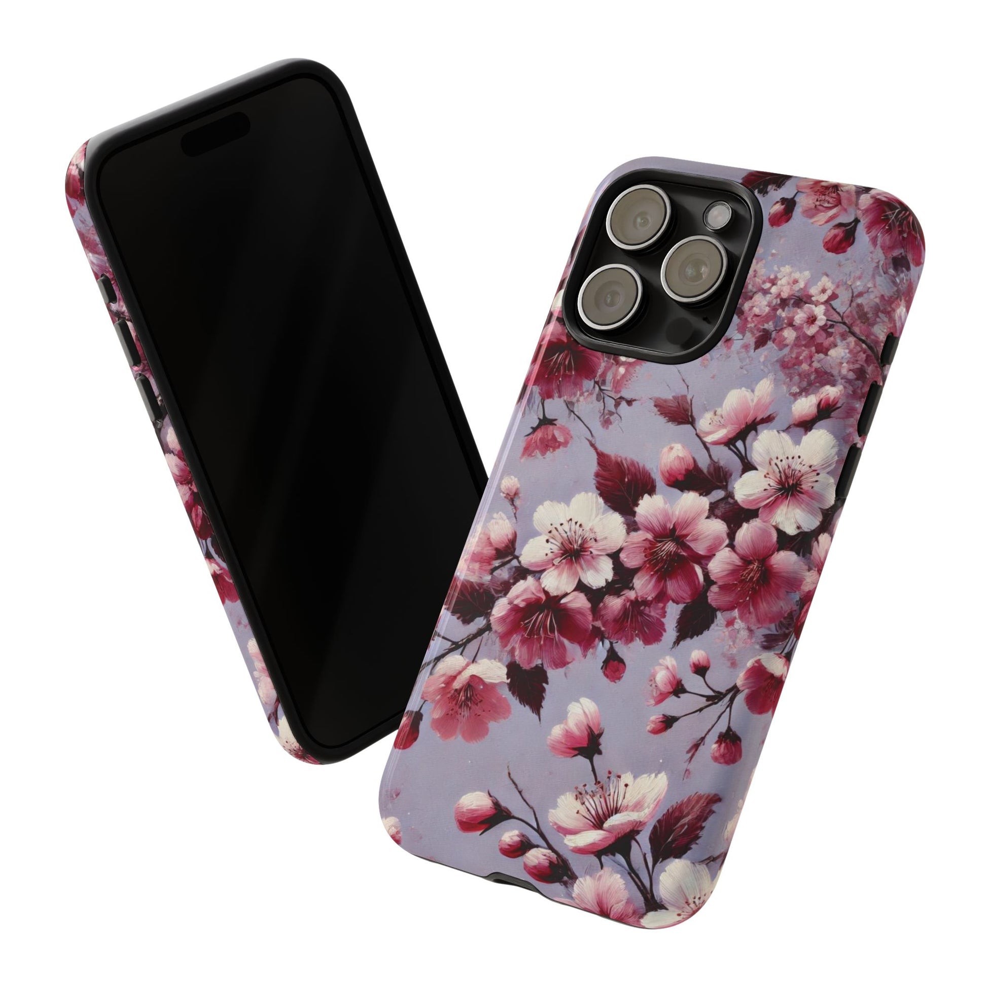 Lavender Floral Fall Phone Case for iPhone 16 pro15 14 13 12  21 23 Samsung, and Pixel | Stylish Protective Cover Gift for Her Perfect for Floral Lover