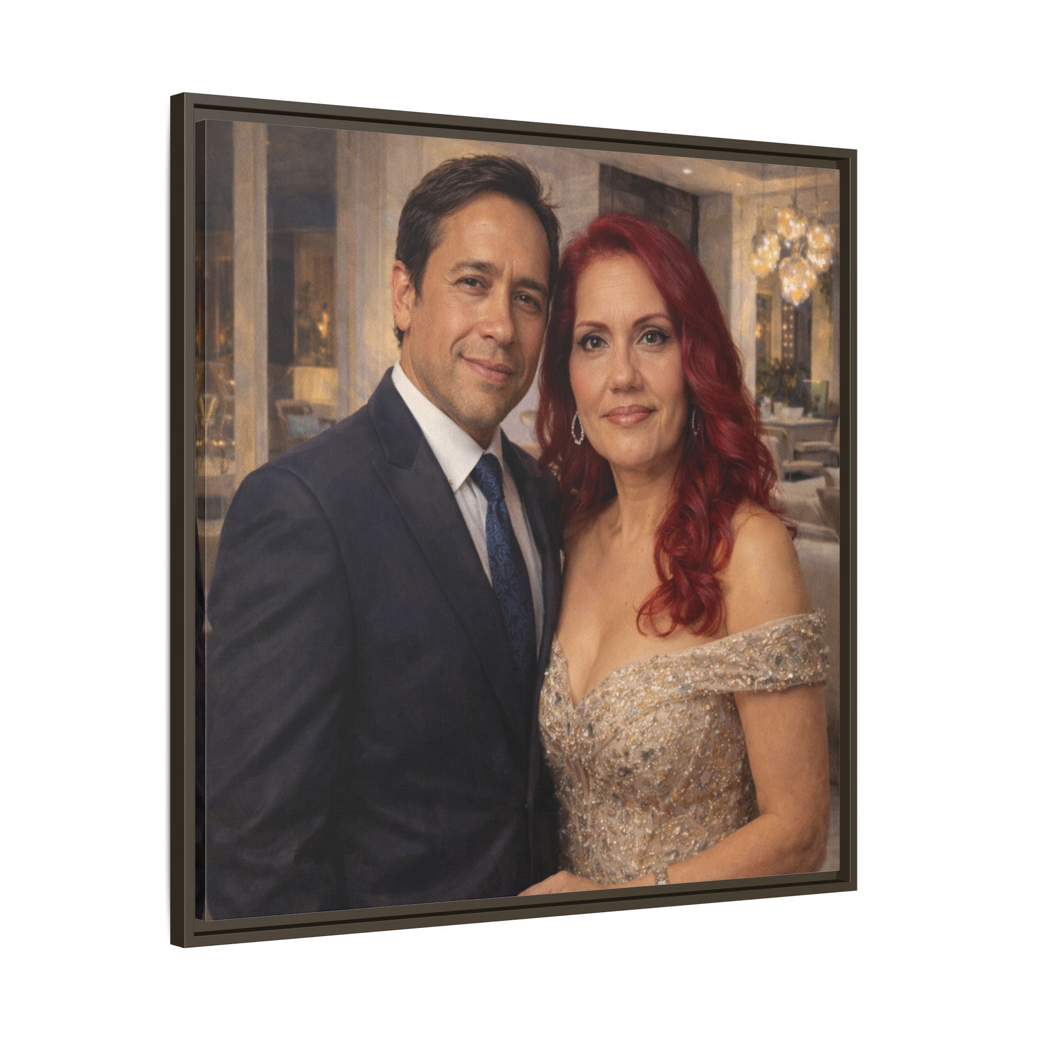 Custom Oil Painting Illusion Canvas – Luxury Portrait Art