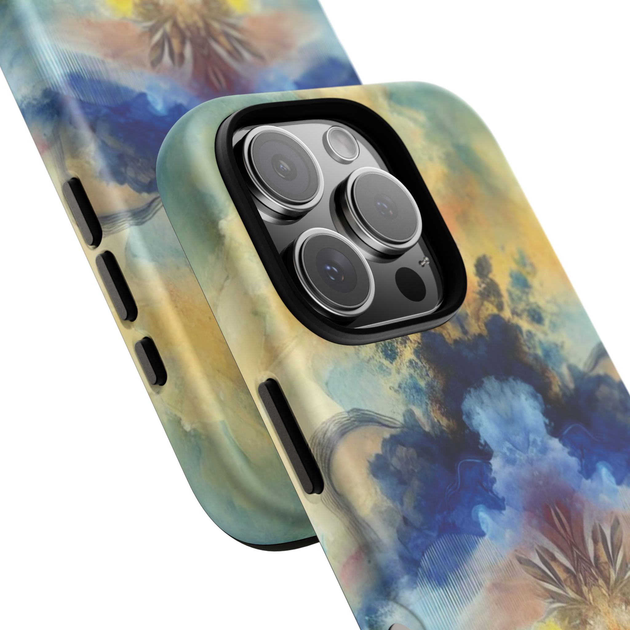 Modern Watercolor Abstract Phone Case Compatible with iPhone, Samsung & More - Stylish, Durable Protection with Vibrant Artistic Design Perfect Gift for Her