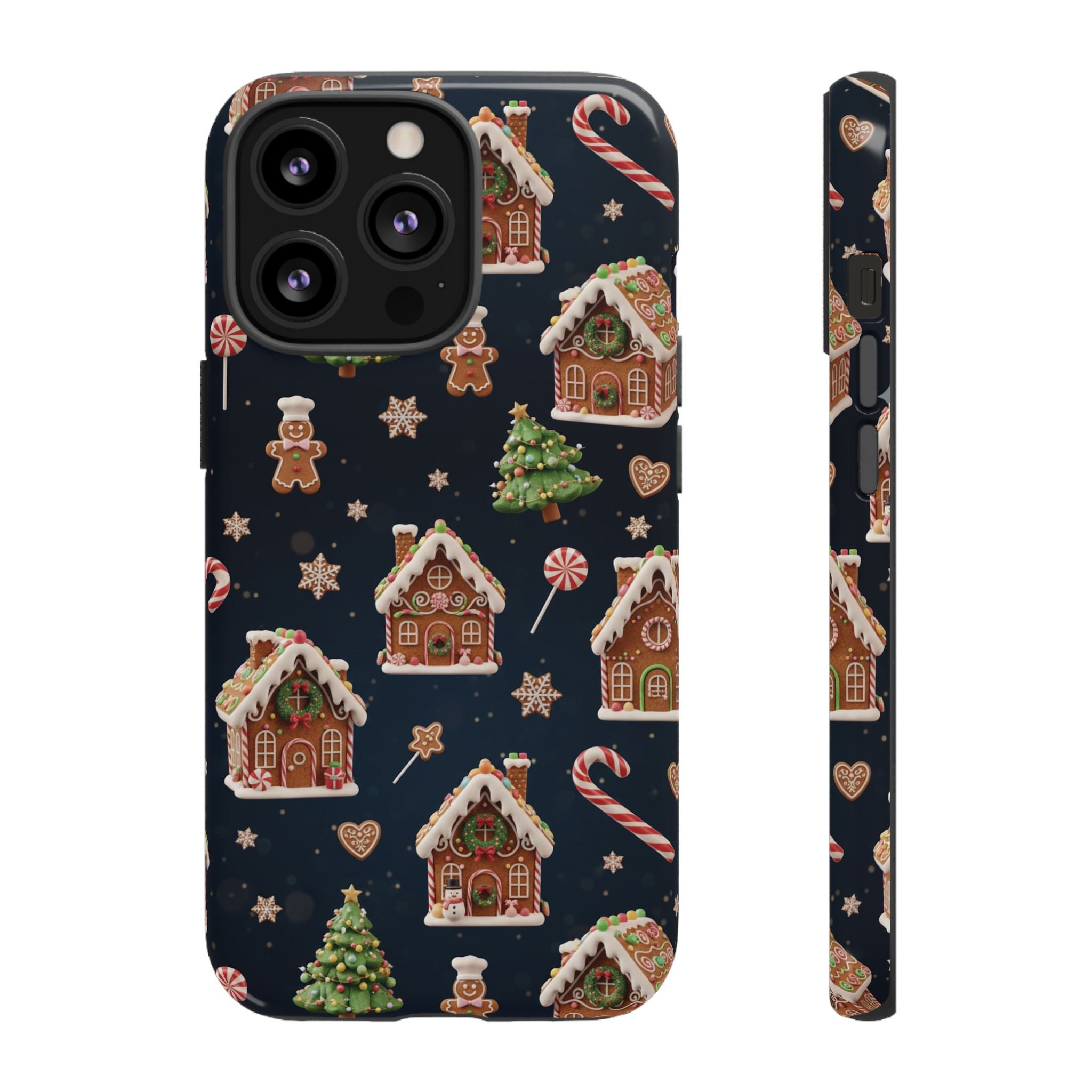 3D Gingerbread House Christmas Phone Case | Premium Holiday Gift Cover for iPhone 17, iPhone, and Samsung Galaxy Gift for Her or Him