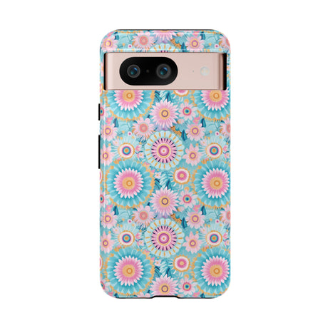 Boho Modern Watercolor Abstract Phone Case Compatible with iPhone, Samsung & More - Stylish, Durable Protection with Vibrant Artistic Design Perfect Gift for Her