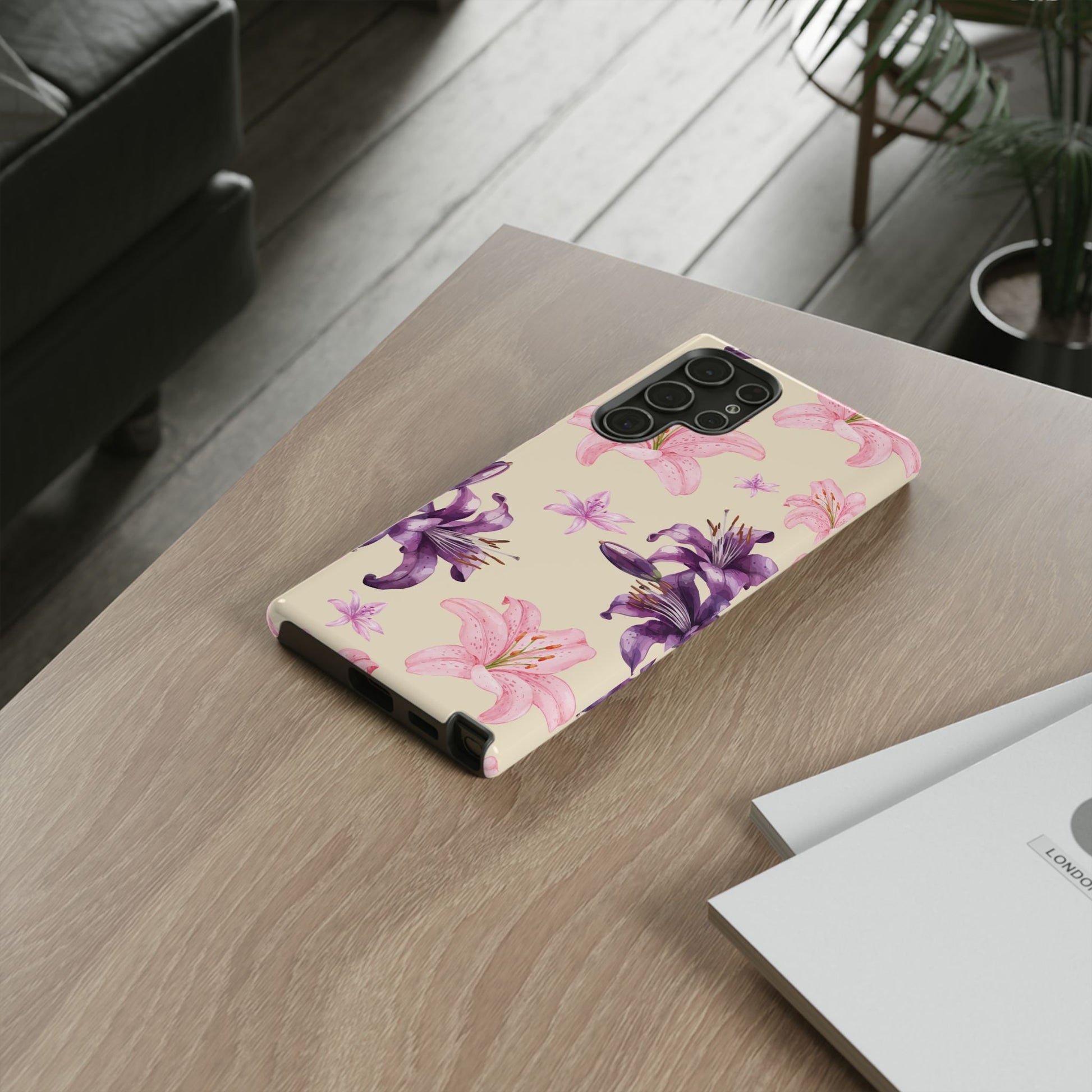 Blooming Tiger Lily Phone Case - Compatible with iPhone, Samsung, and Pixel | Stylish Protective Cover Gift for Her Perfect for Floral Lover