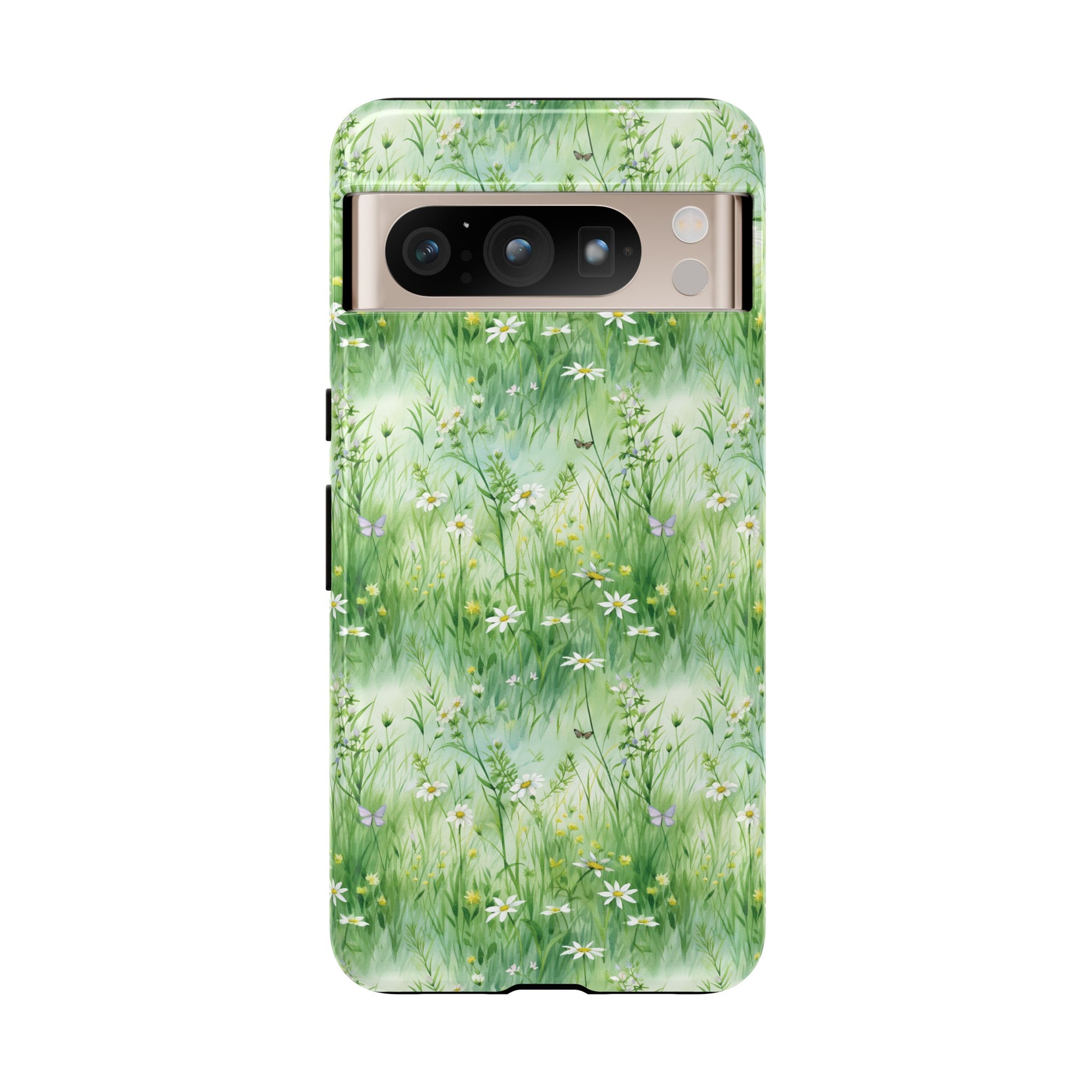 Beautiful Watercolor Grassing Daisy Boho Chic Design Phone Case Protective Cover for All Models Gift for Mom Accessory Gift for Her