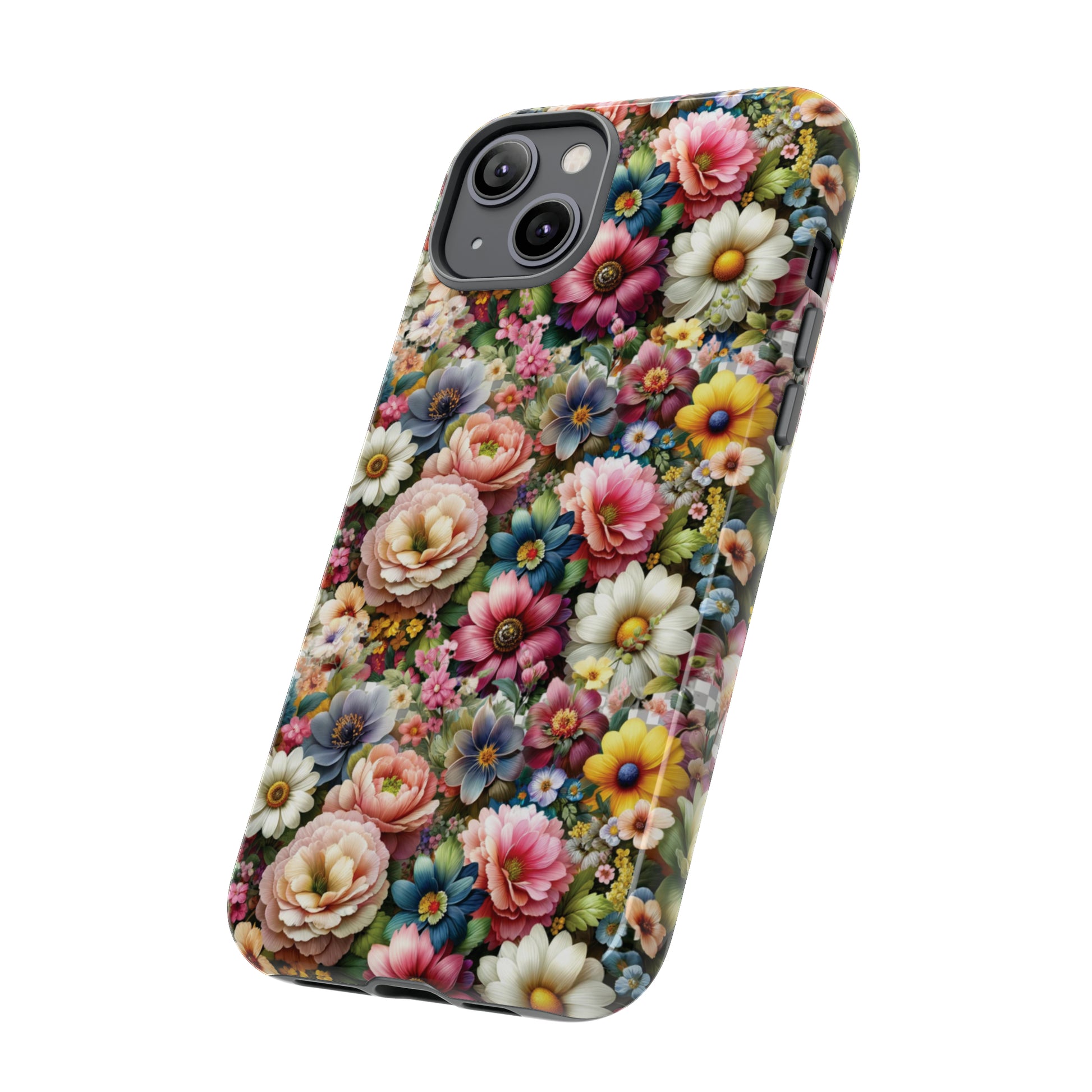 Floral Luxury Phone Tough Case Floral Elegant Durable Stylish for Modern Devices iPhone 15, Samsung iPhone Samsung Accessory Gift for Her.