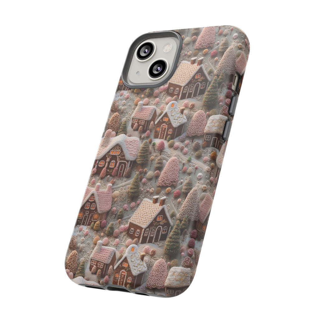 Gingerbread House 3D Phone Case Durable for iPhone Samsung Gift iPhone 15, 14, 13 Samsung Pixel Gift for Mom Accessory Gift for Her