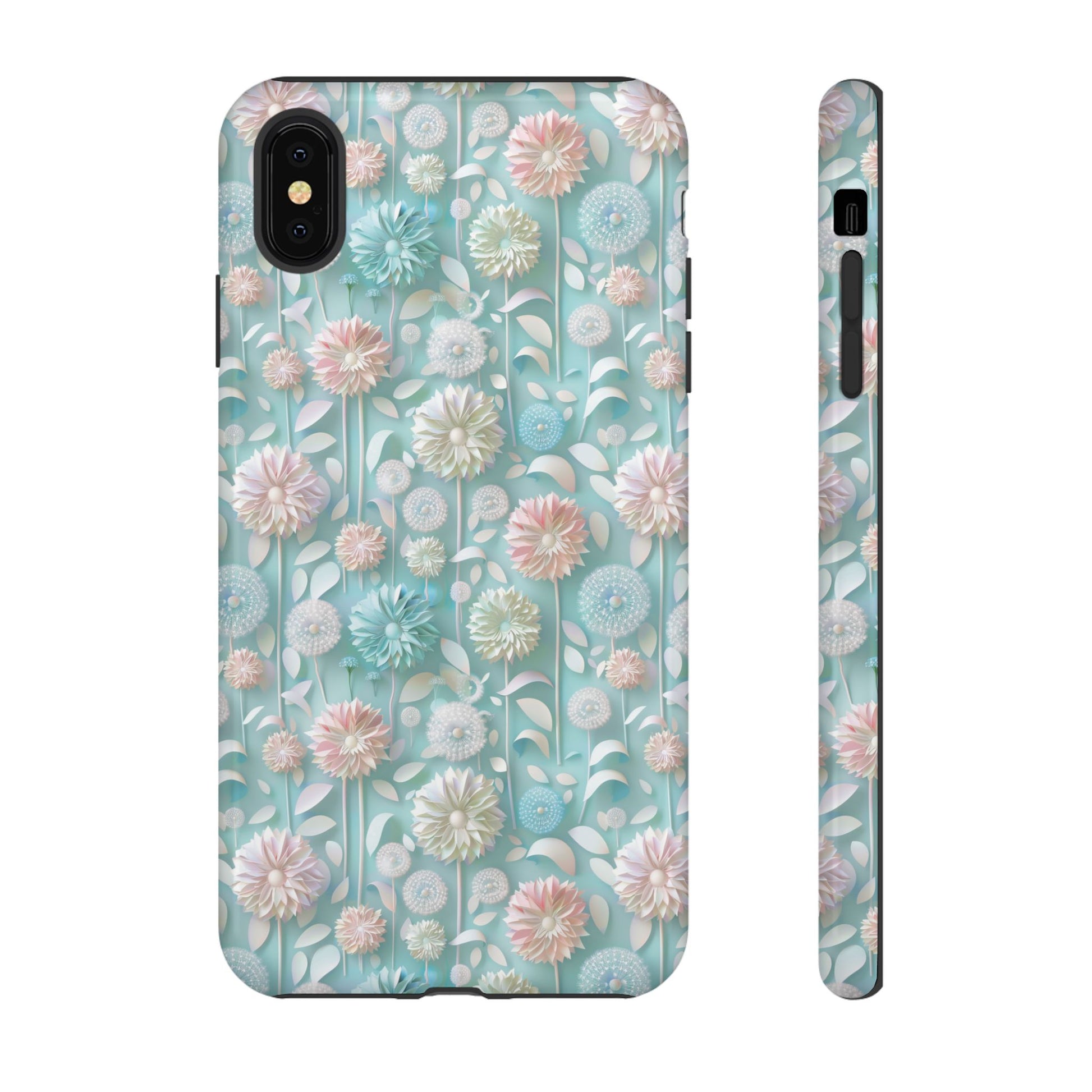 Pastel Floral Phone Case for iPhone & Samsung | Elegant and Slim Design with Shockproof Protection | Durable, Scratch-Resistant, and Lightweight | Stylish Accessory