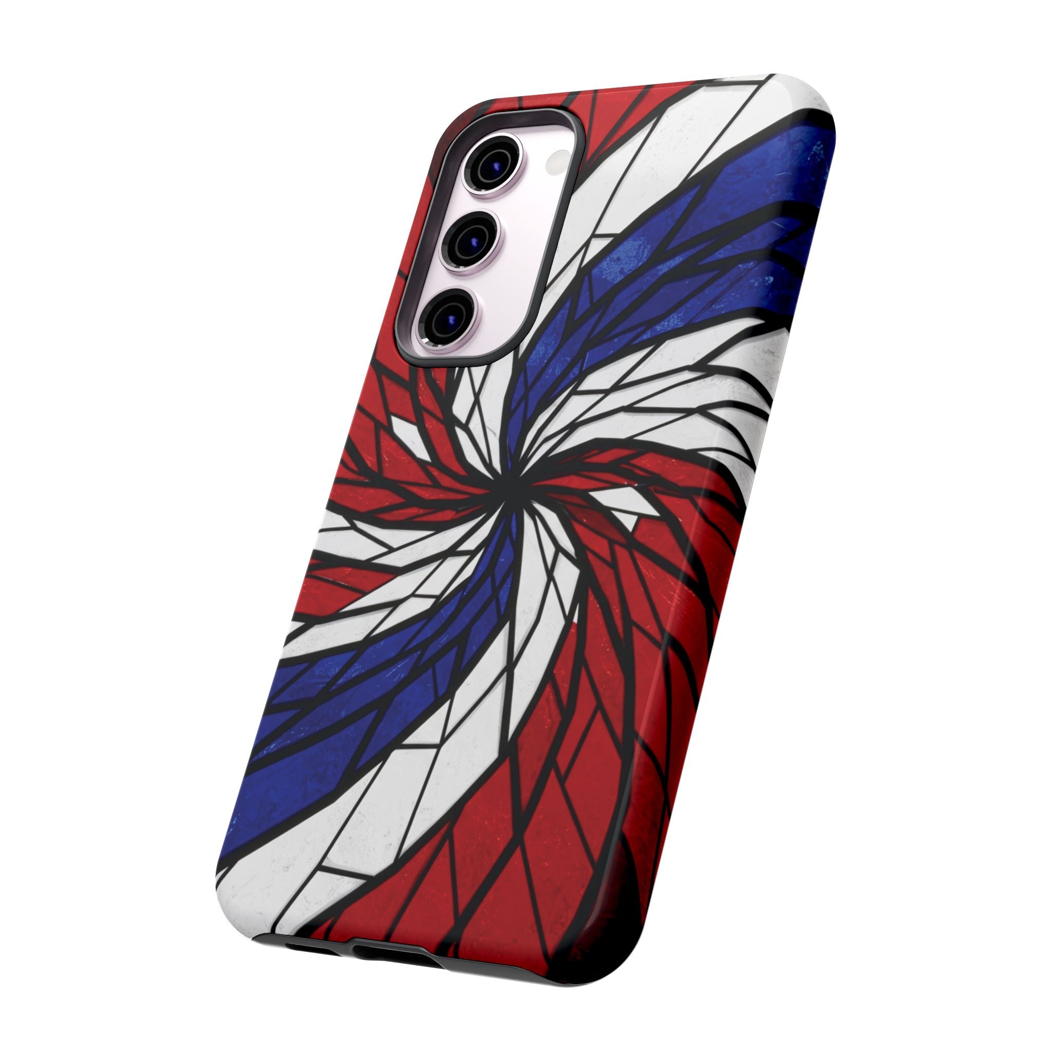 Patriotic Red White & Blue Phone Case – USA Flag Design, Independence Day Gift, Protective Cover for iPhone, Samsung, Pixel