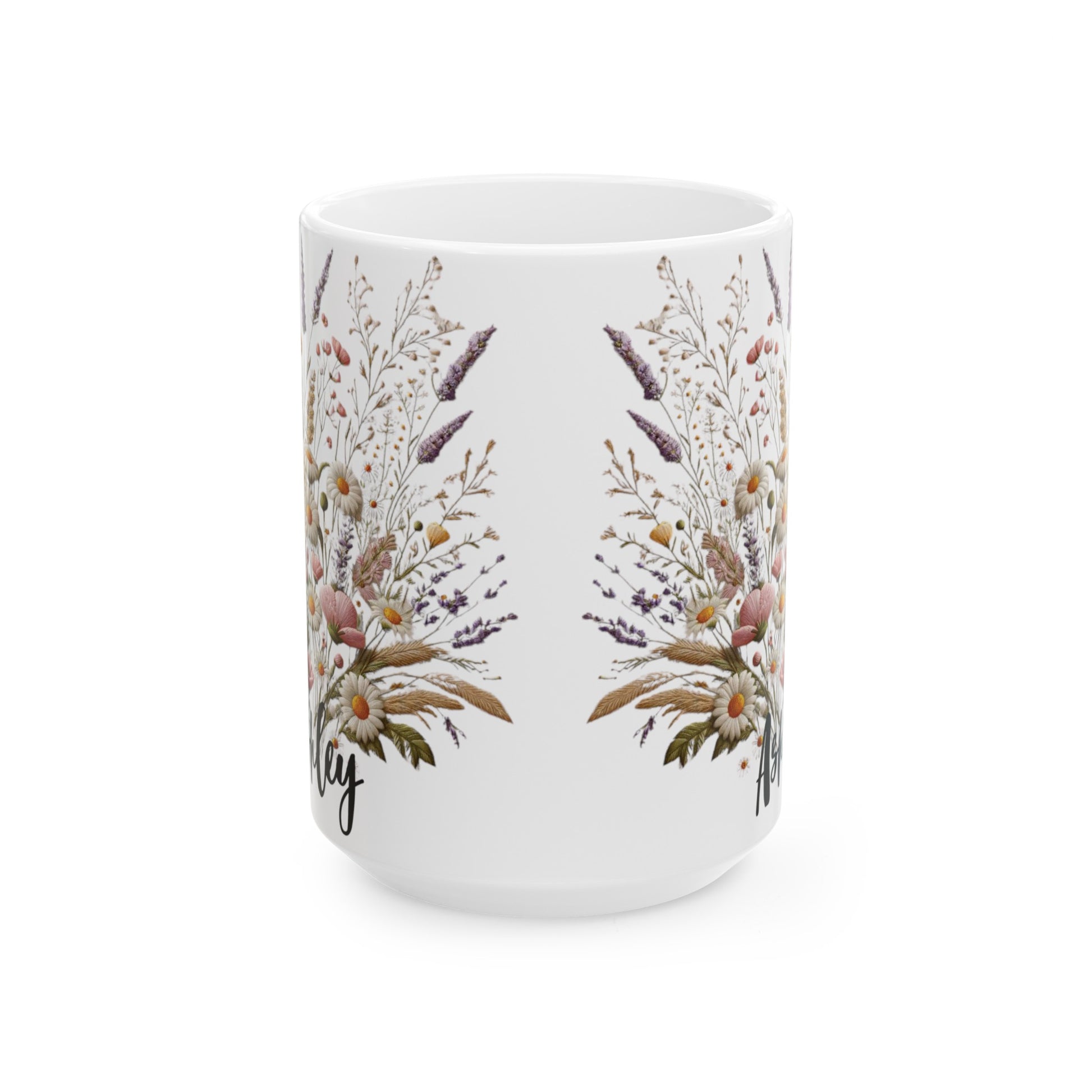 Personalized Boho Wildflower Best Coffee Mug | Custom Name Mug | Floral Design | Custom Gift for Her | Birthday Gift | Wedding Wildflowers Custom Mug | Available in 11 oz and 15 oz Available in 11 oz & 15 oz Ideal Gift for Cozy Coffee Moments - MRSBYVALLE